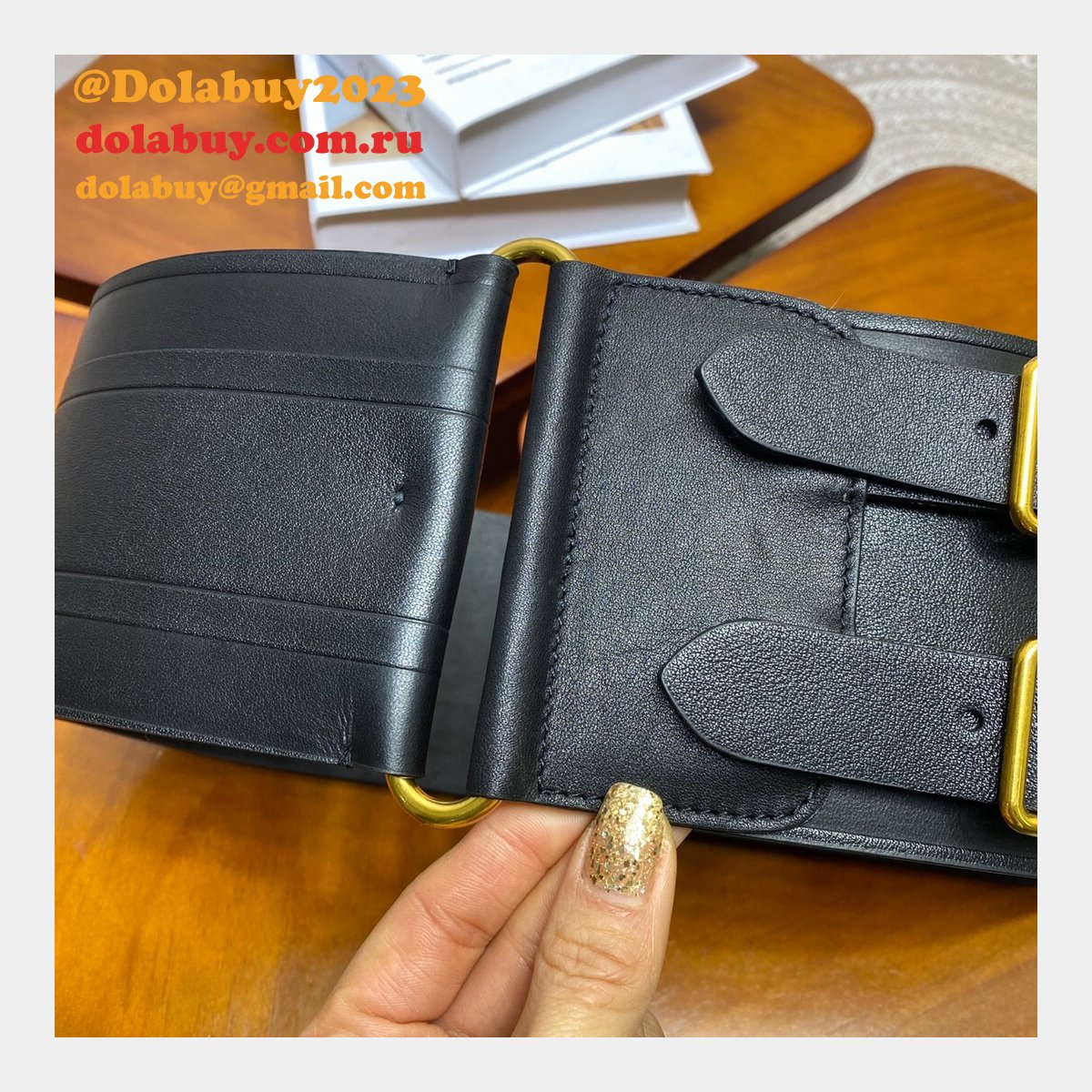 Buy Replica Christian Louboutin Leather 10cm Belt