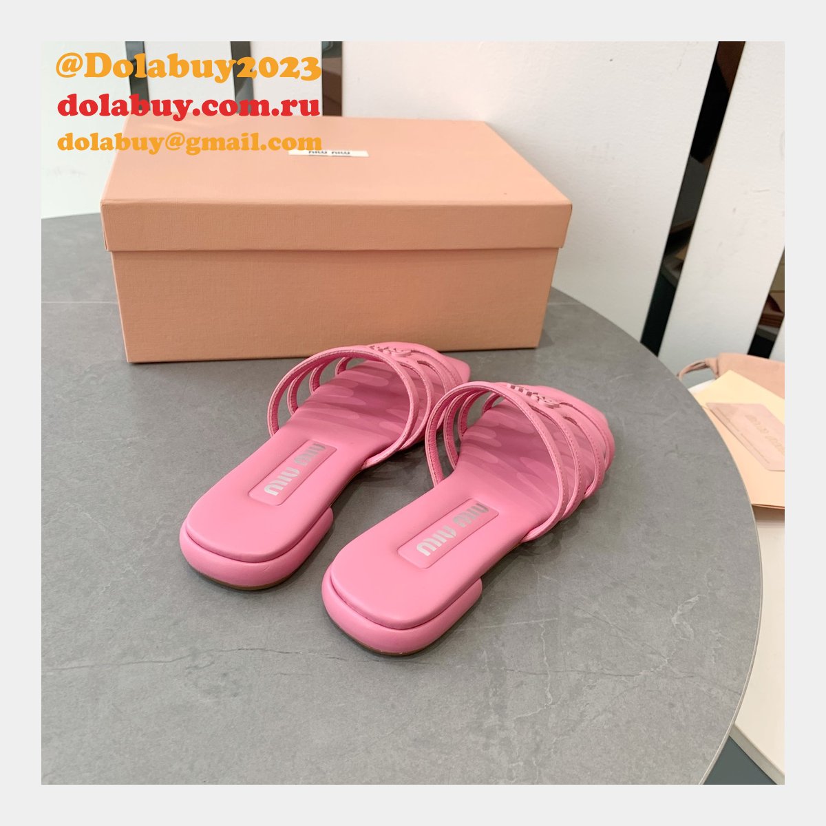 Wholesale MiuMiu Octopus Sandals Top Quality Shoes