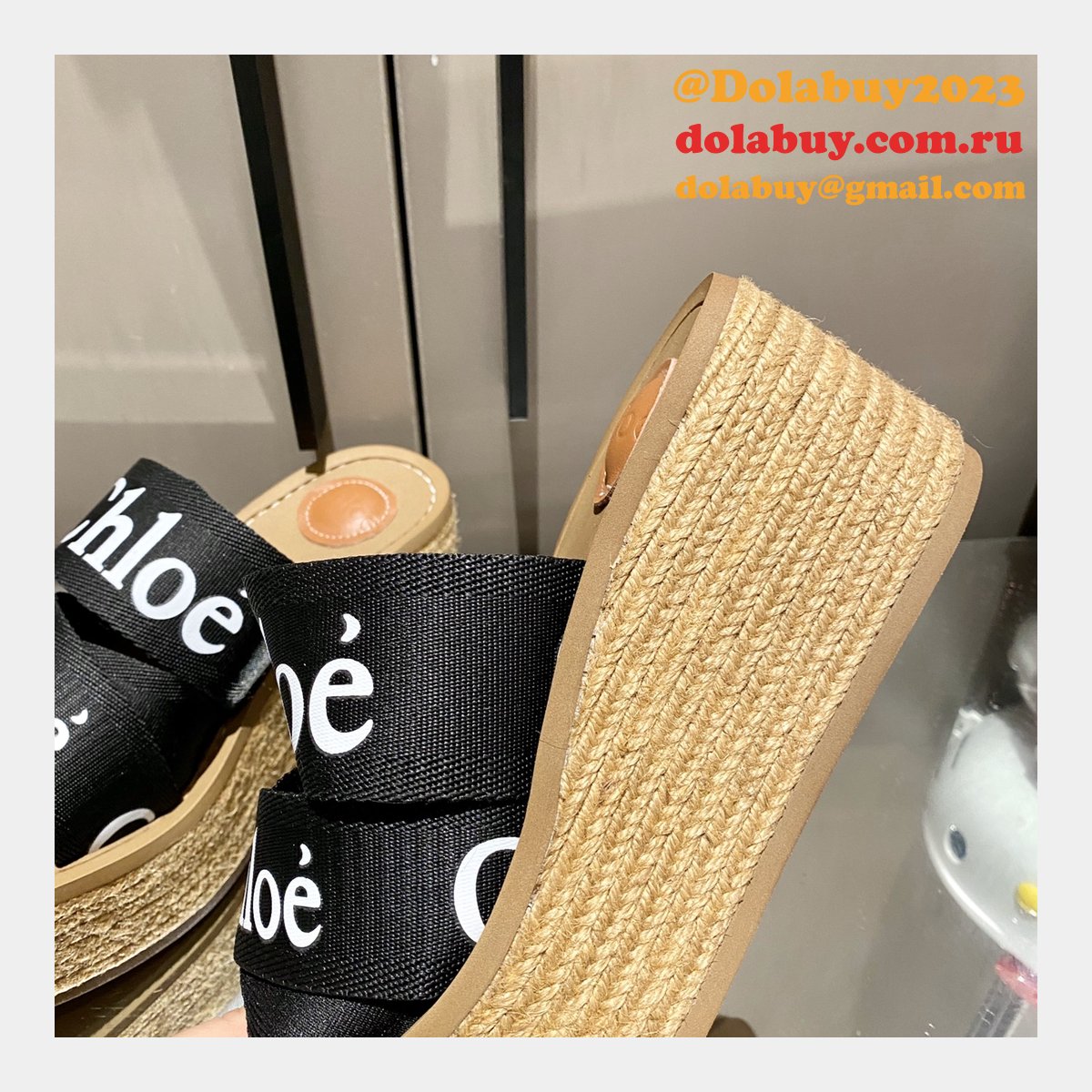 Chloé Replica Shoes Roman Slippers Designer Footwear