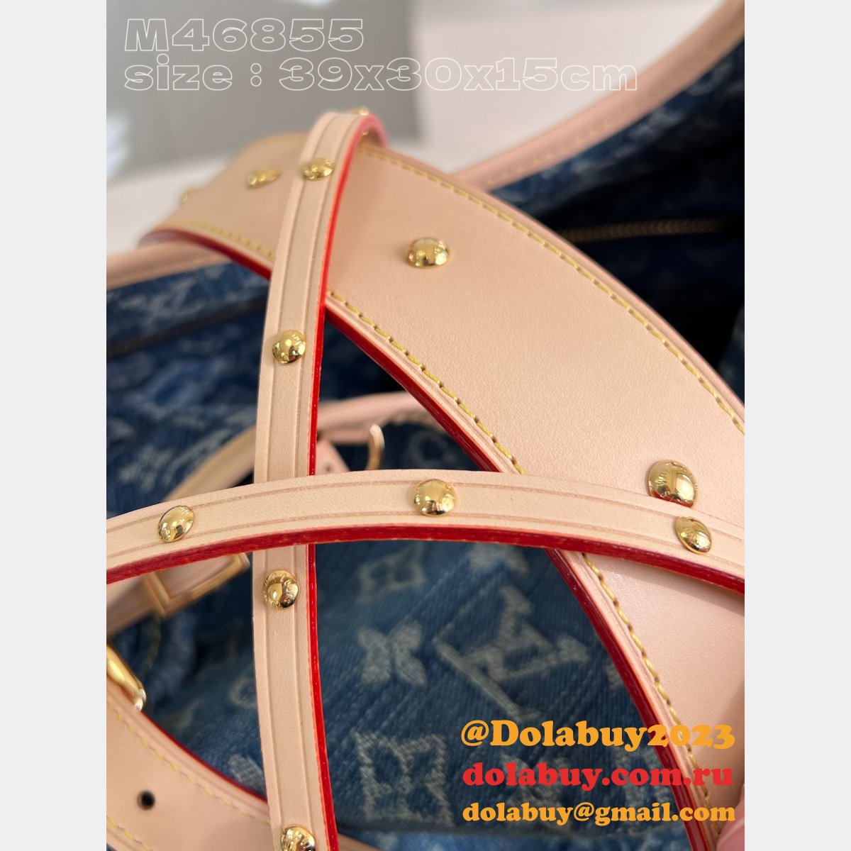 CarryAll UK Monogram Denim M46855 Wholesale Louis Vuitton Fake Bag