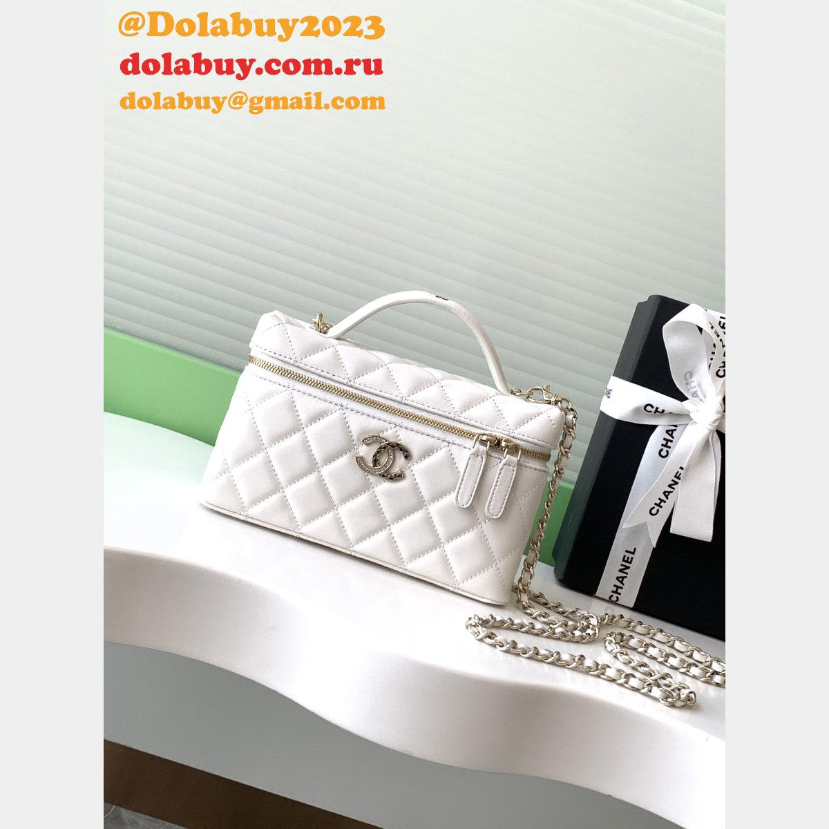 Fashion AP4407 Long Vanity With Chain Knockoff Bag