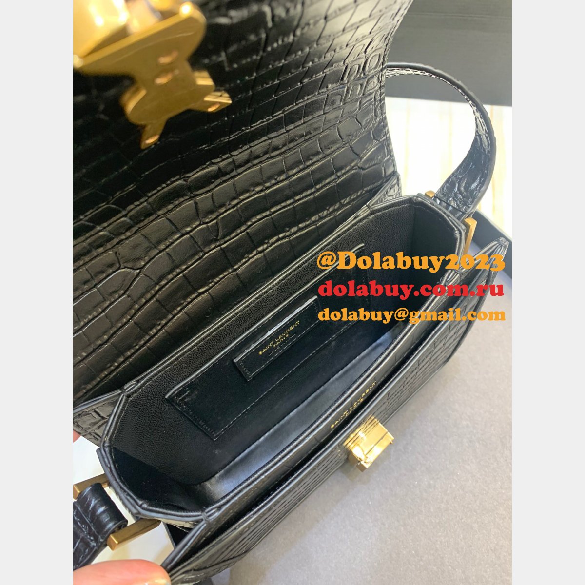 High Quality YSL Replica Shoulder 634306/634305 Black Bags Store