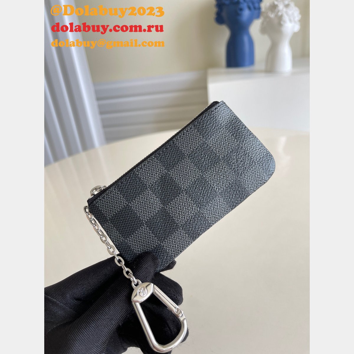 Louis Vuitton Luxury Key Pouch Monogram M62650 Keychain Wallet