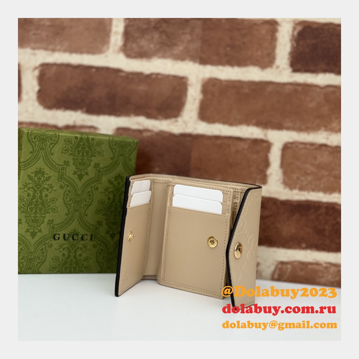 Gucci Knockoff GG Compact High Quality 772793 Wallet