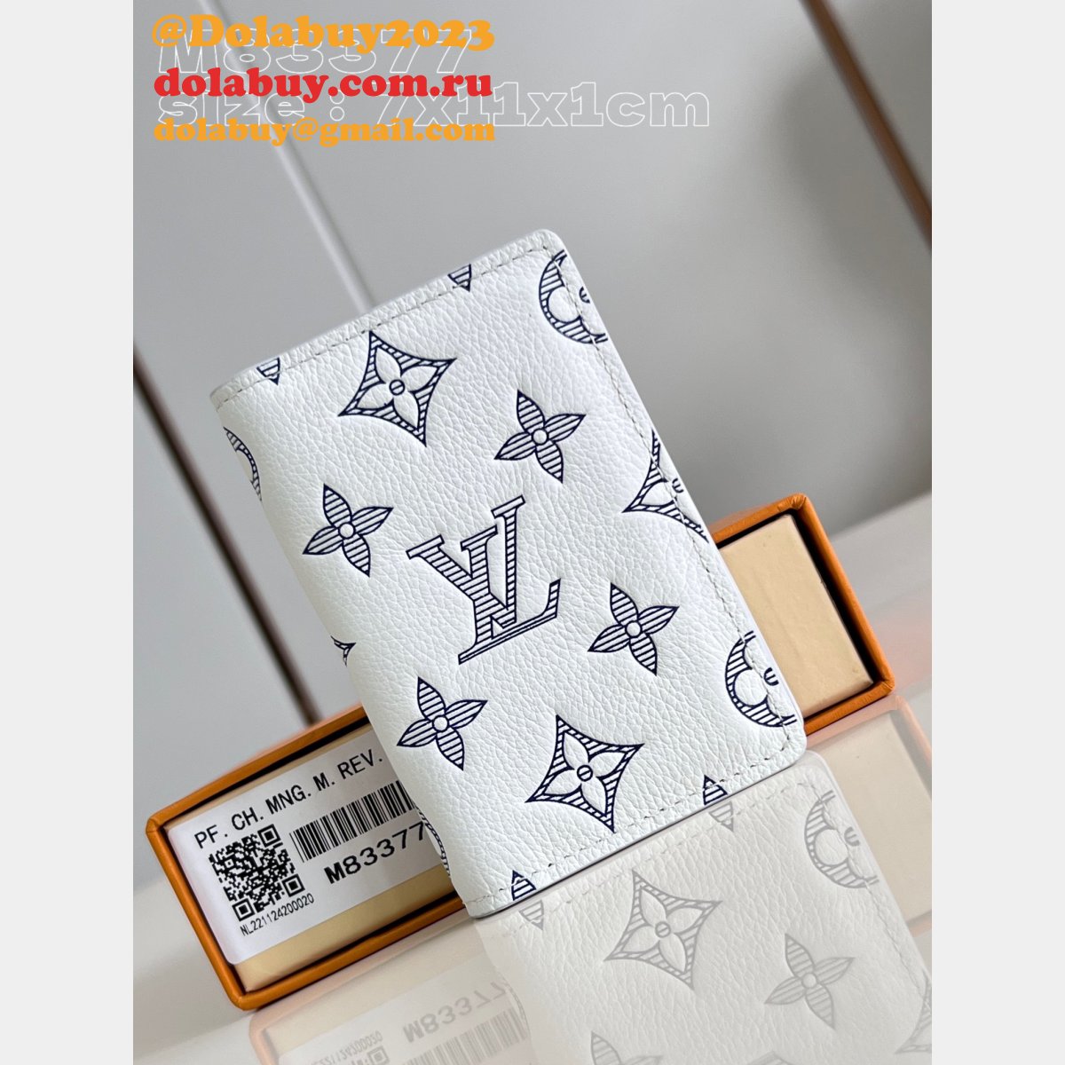 Inspired Brazza Multiple Pocket Organizer Zippy Wallet Vertical LV Bag