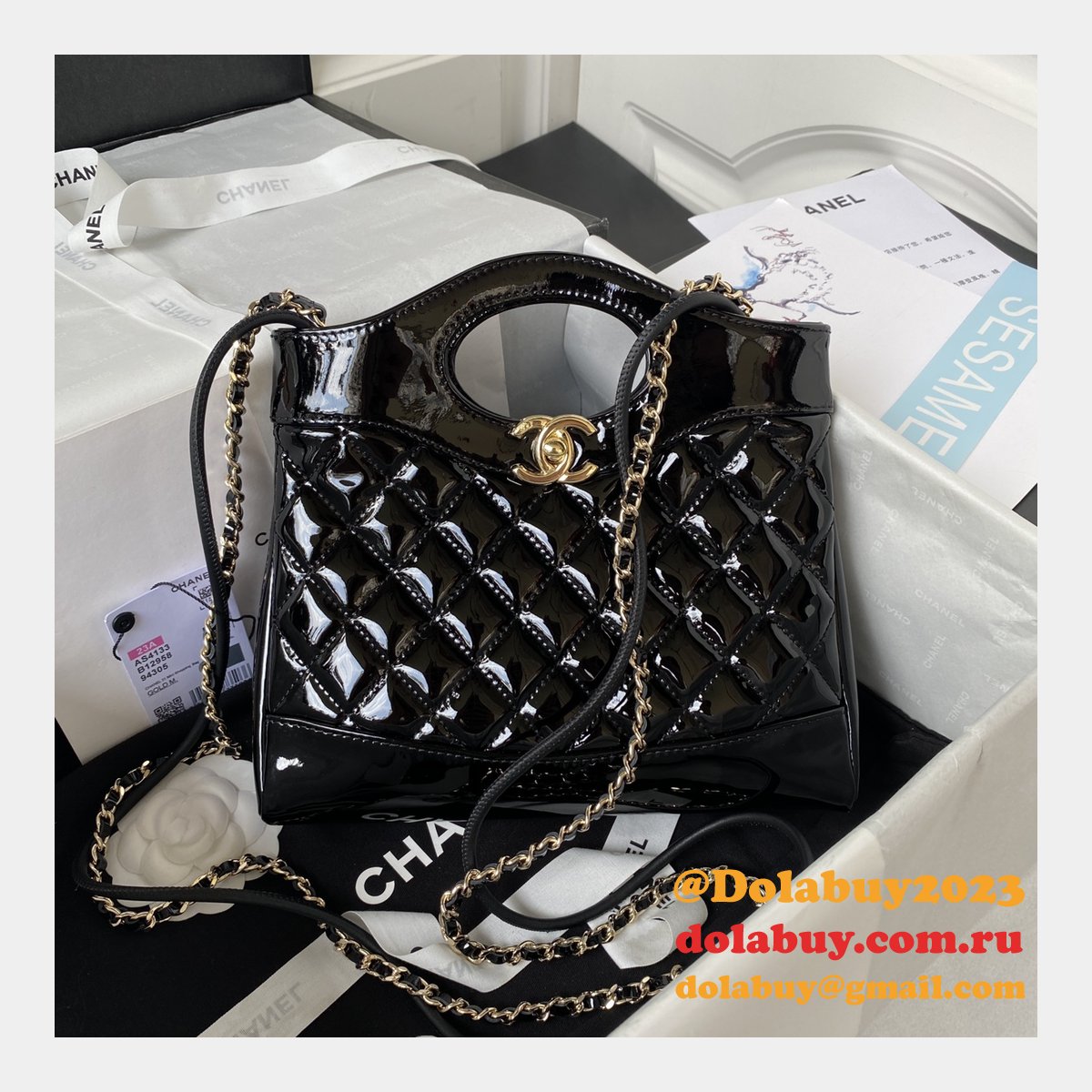 Designer Shop Wholesale Casual Calfskin Shoulder Chain AS4133 Bag