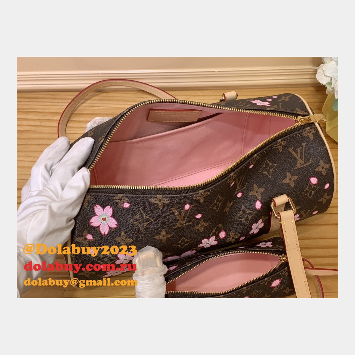 Louis Vuitton LV x TM Papillon Monogram M13097 Women Handbags