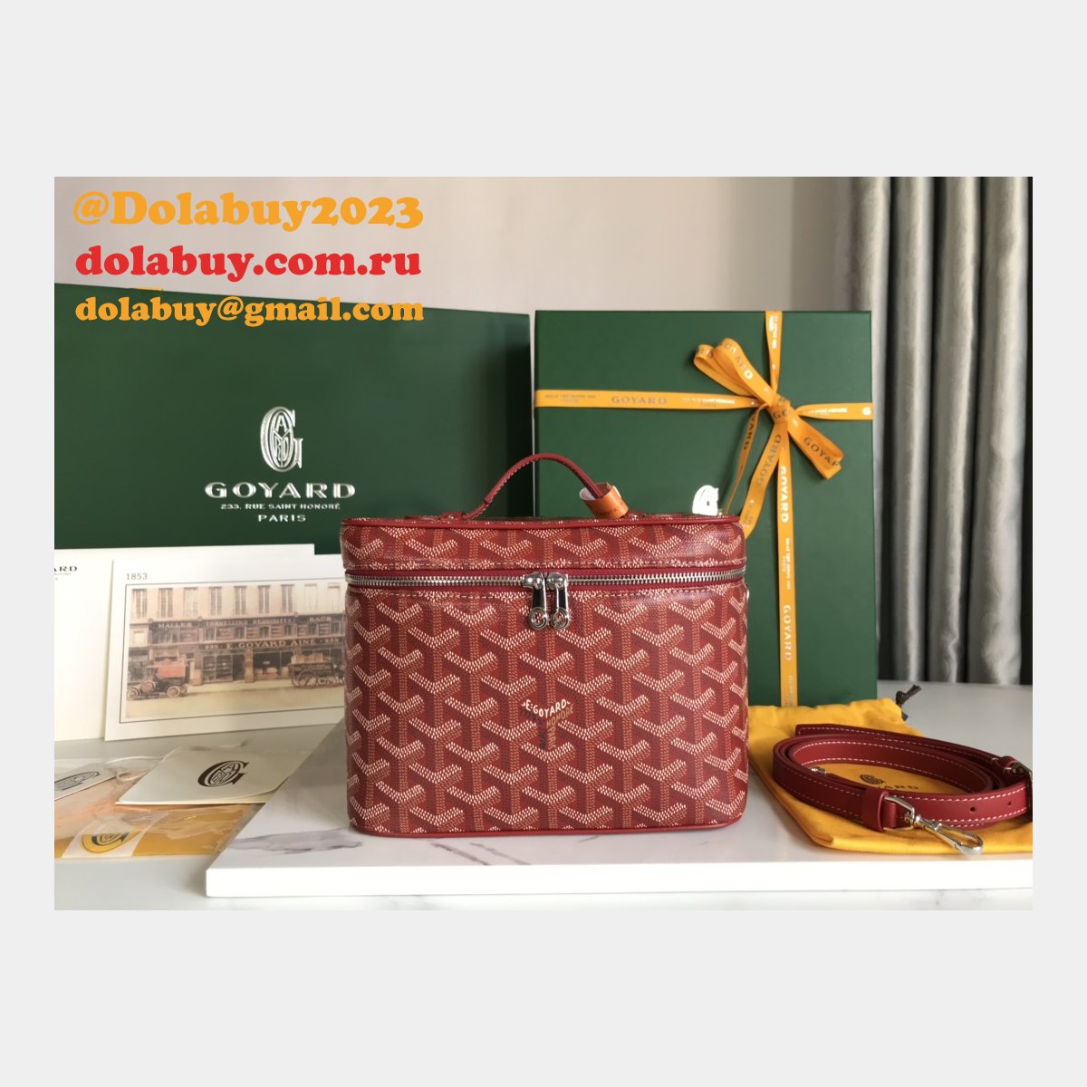 Beauty Fake Designer 020185 Makeup Goyard Muse Luxury Bag