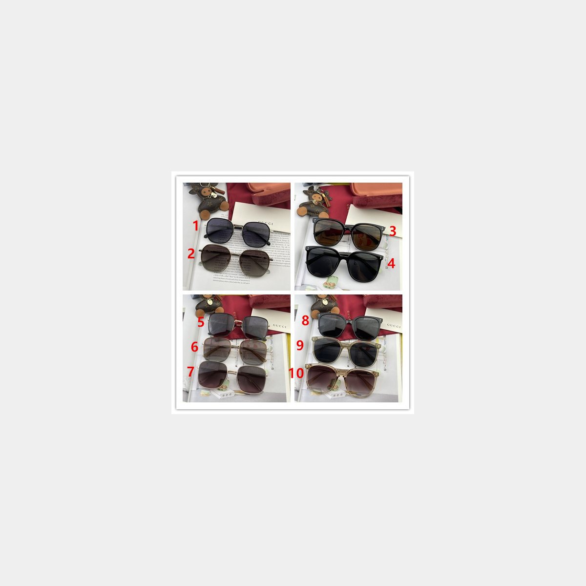 Wholesale gucci 9807/0242 /G6521/G3369 Perfect sunglasses