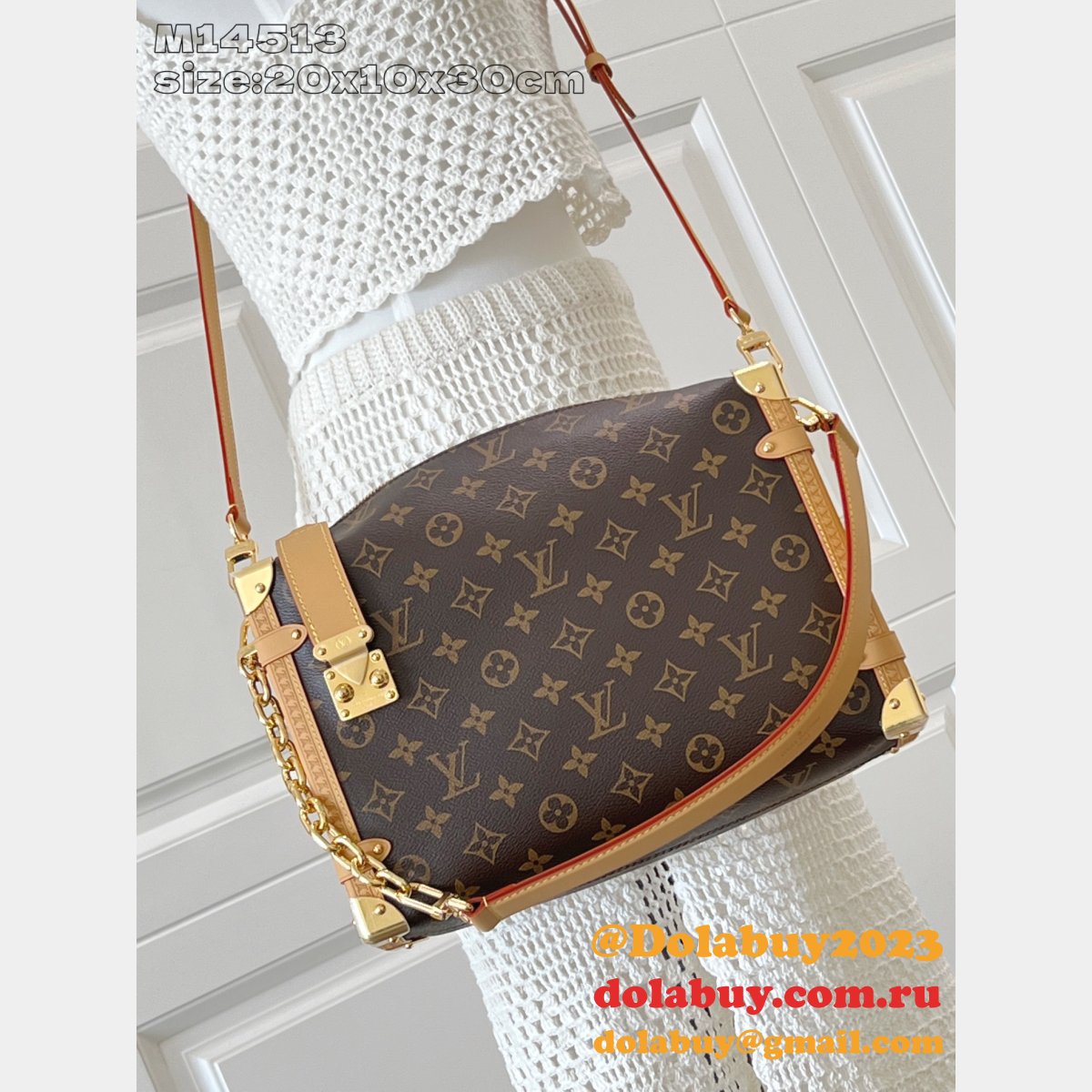 Louis Vuitton 1:1 Mirror M14513 Side Trunk GM Monogram Bag