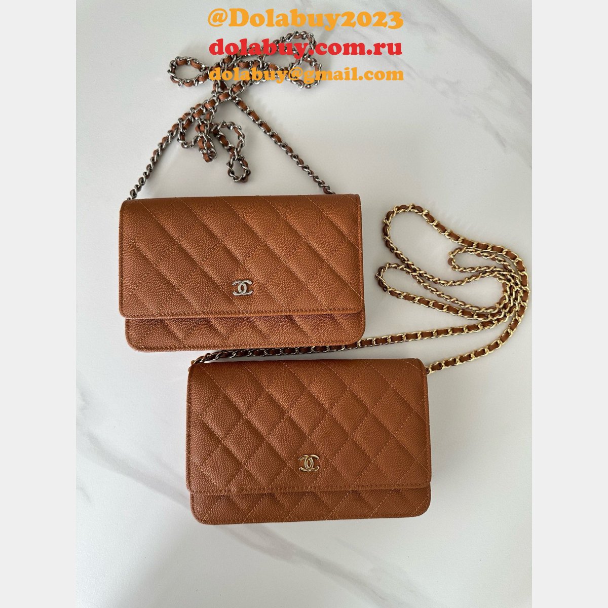 CLASSICAL Knockoff CC WOC SMALL CAVIAR LEATHER CHAIN BAG