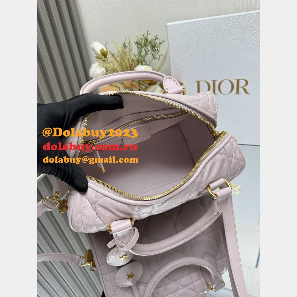 Fashion 7 Star Dior Groove women leather bag
