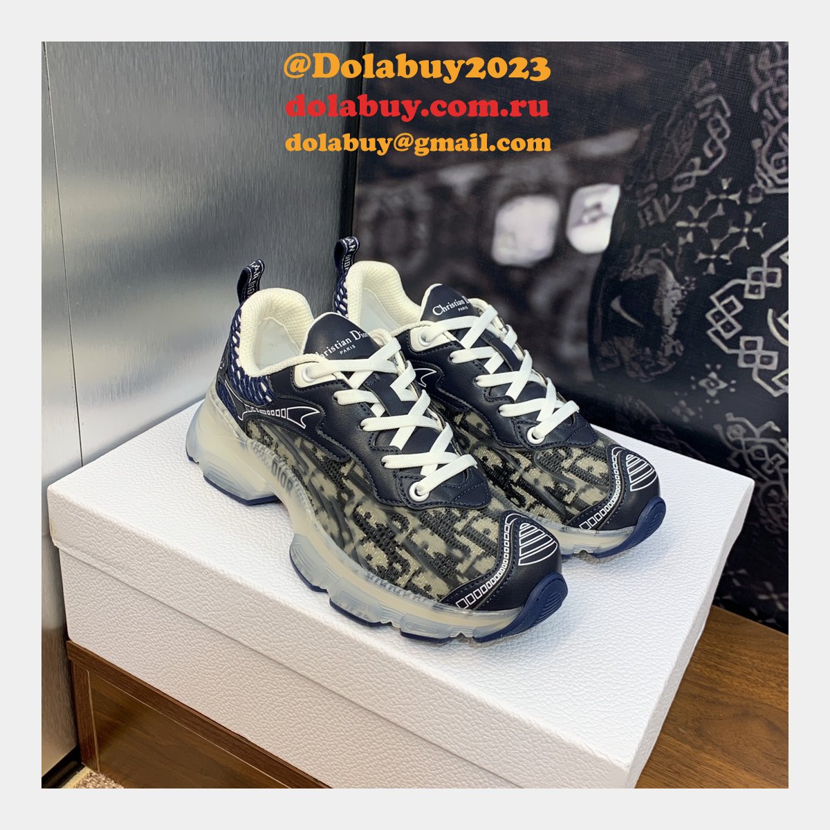 The Best Replicas Dior Vibe Sneakers AAA+ Quality Shoes