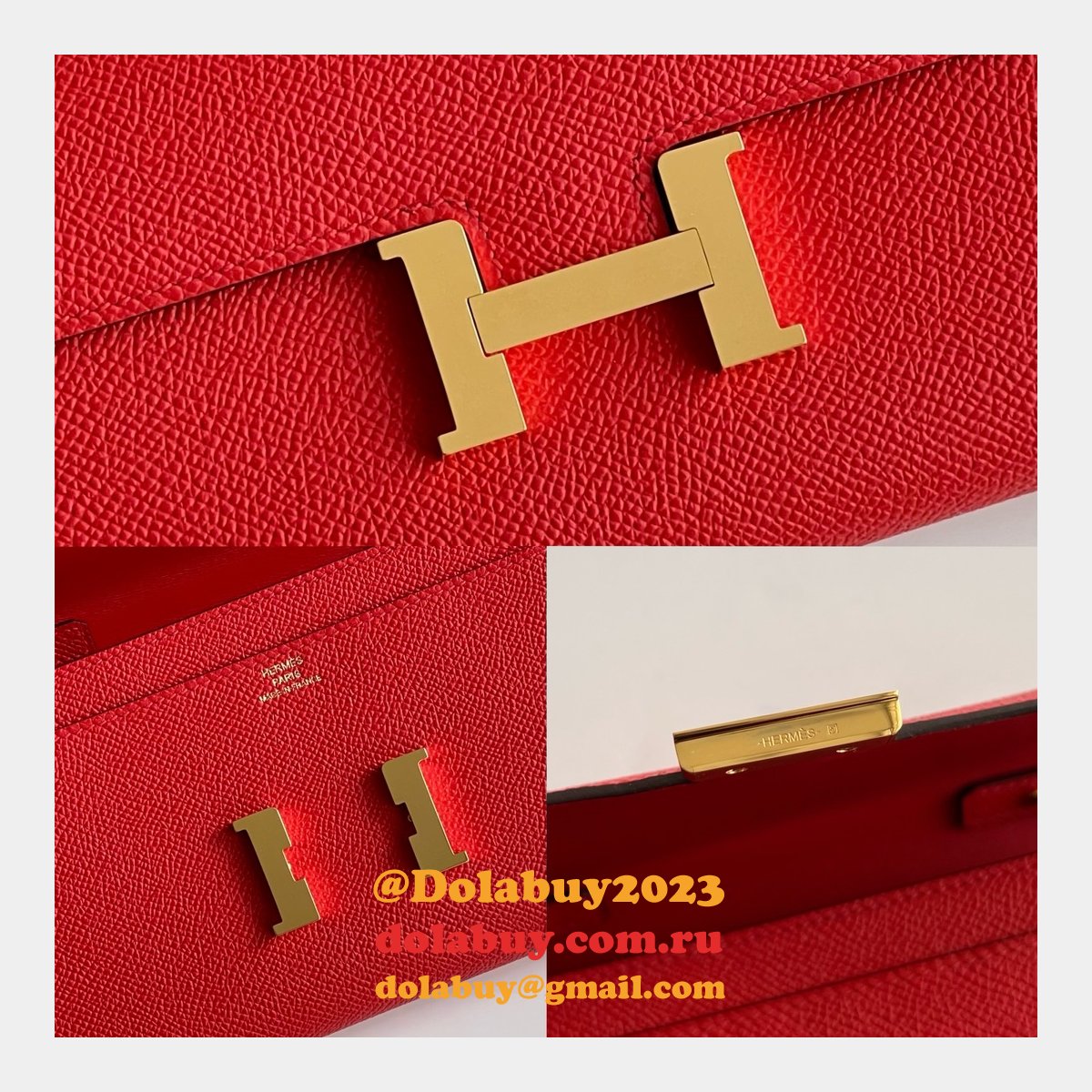7 Star hermes constance to go clutch bag
