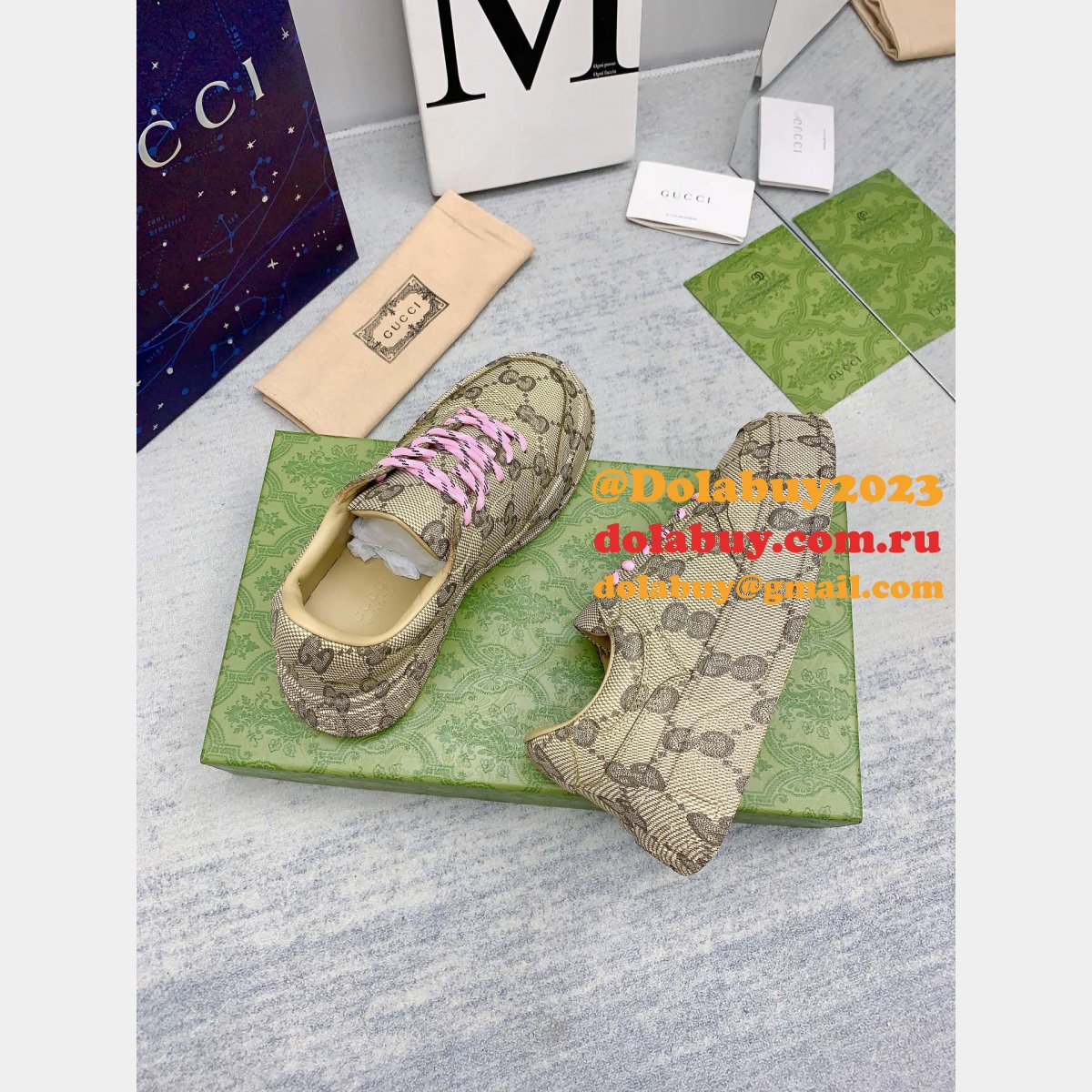 designer replica G*u*i biscuit classic presbyopia shoes