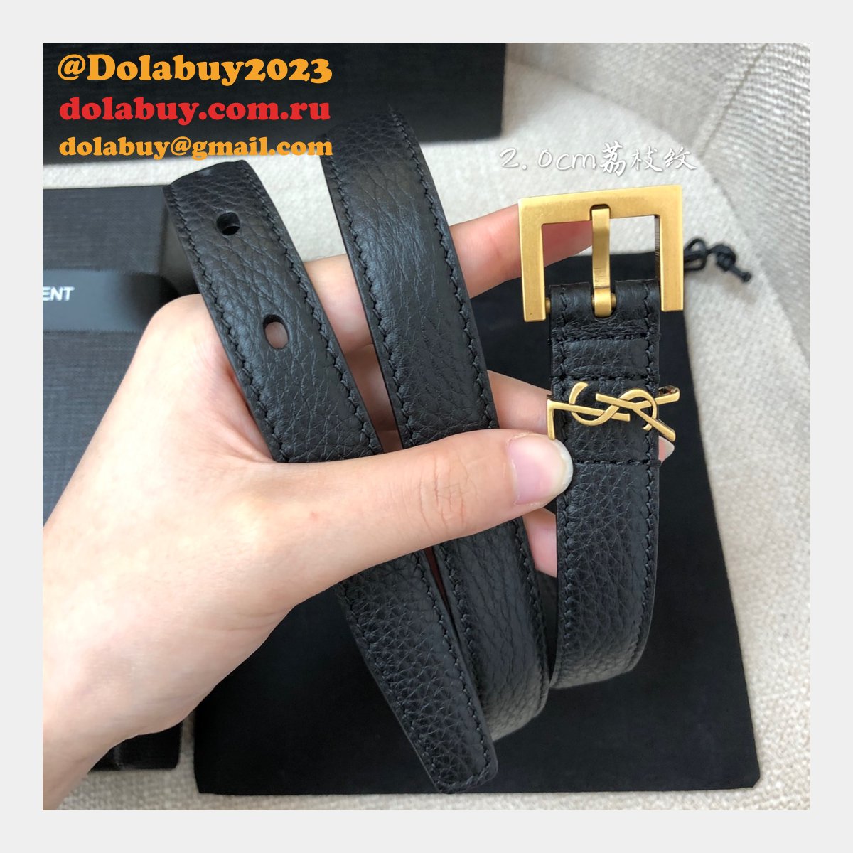Top Quality UK Inspired SAINT LAURENT REPLICAS BELT