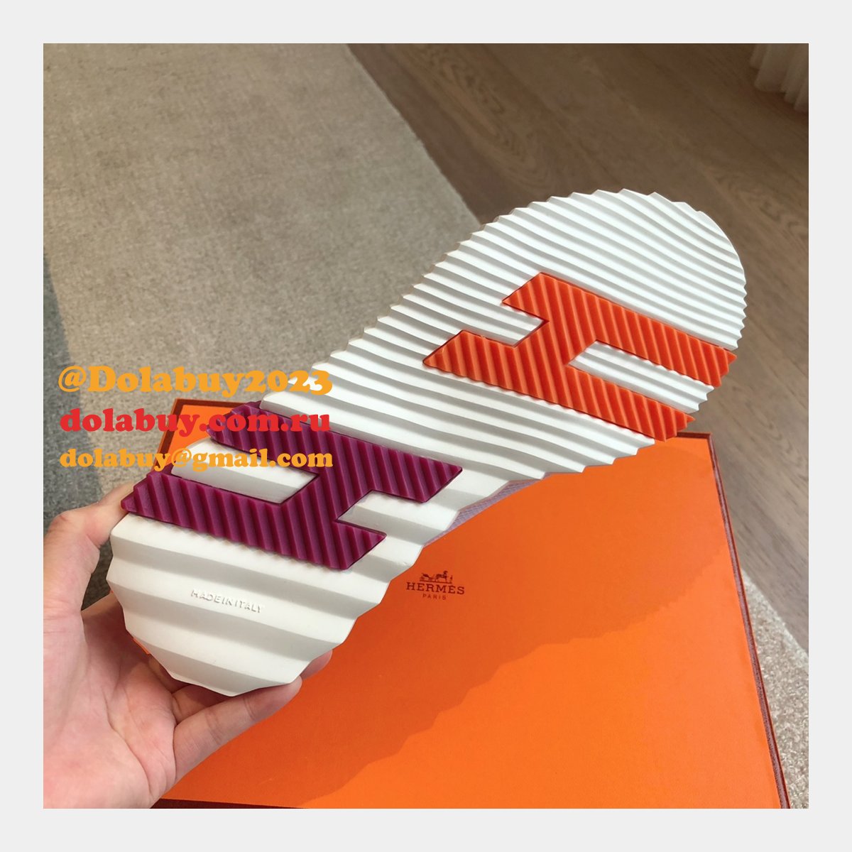 Wholesale HERMES MEN BOUNCING SNEAKER