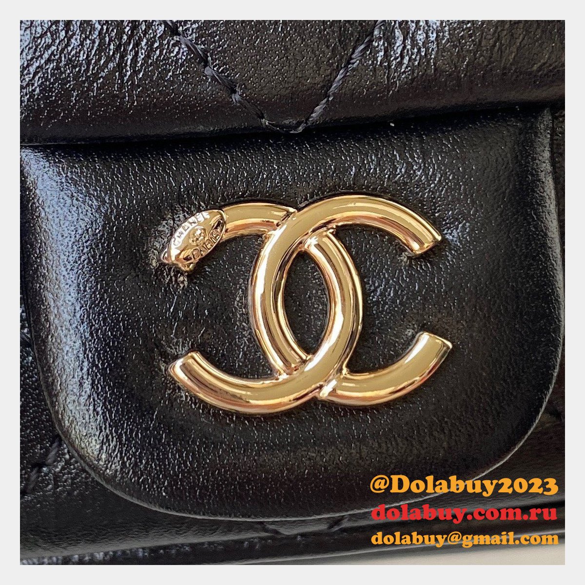 High Quality Replica Designer Backpack AS2908 Black/White Bag 18CM