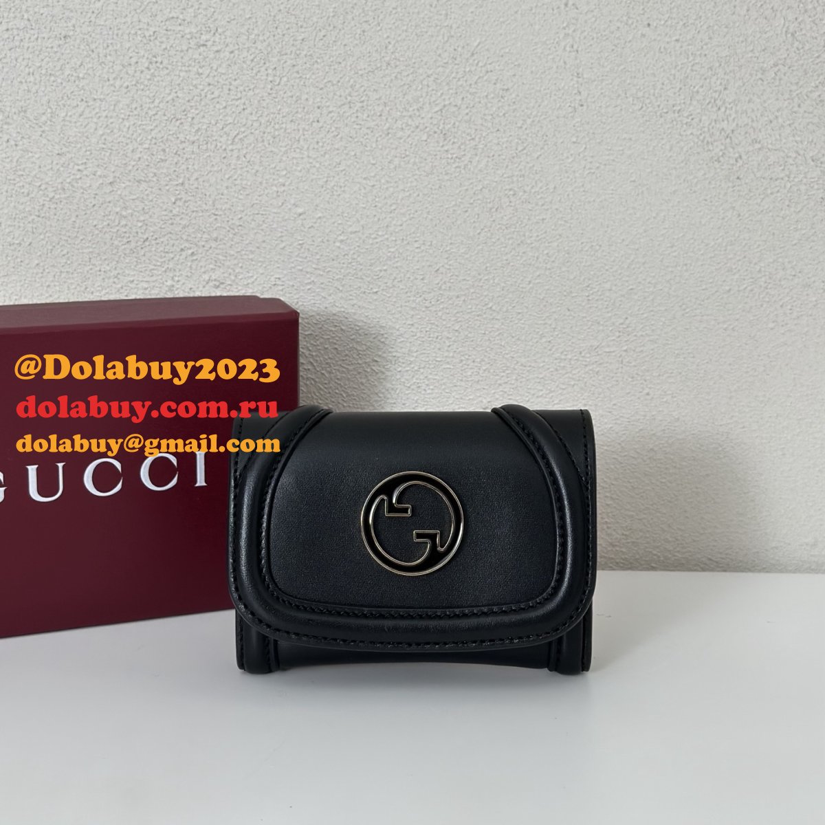 G*u*i knockoff blondie card case leathergoods 818811 bag