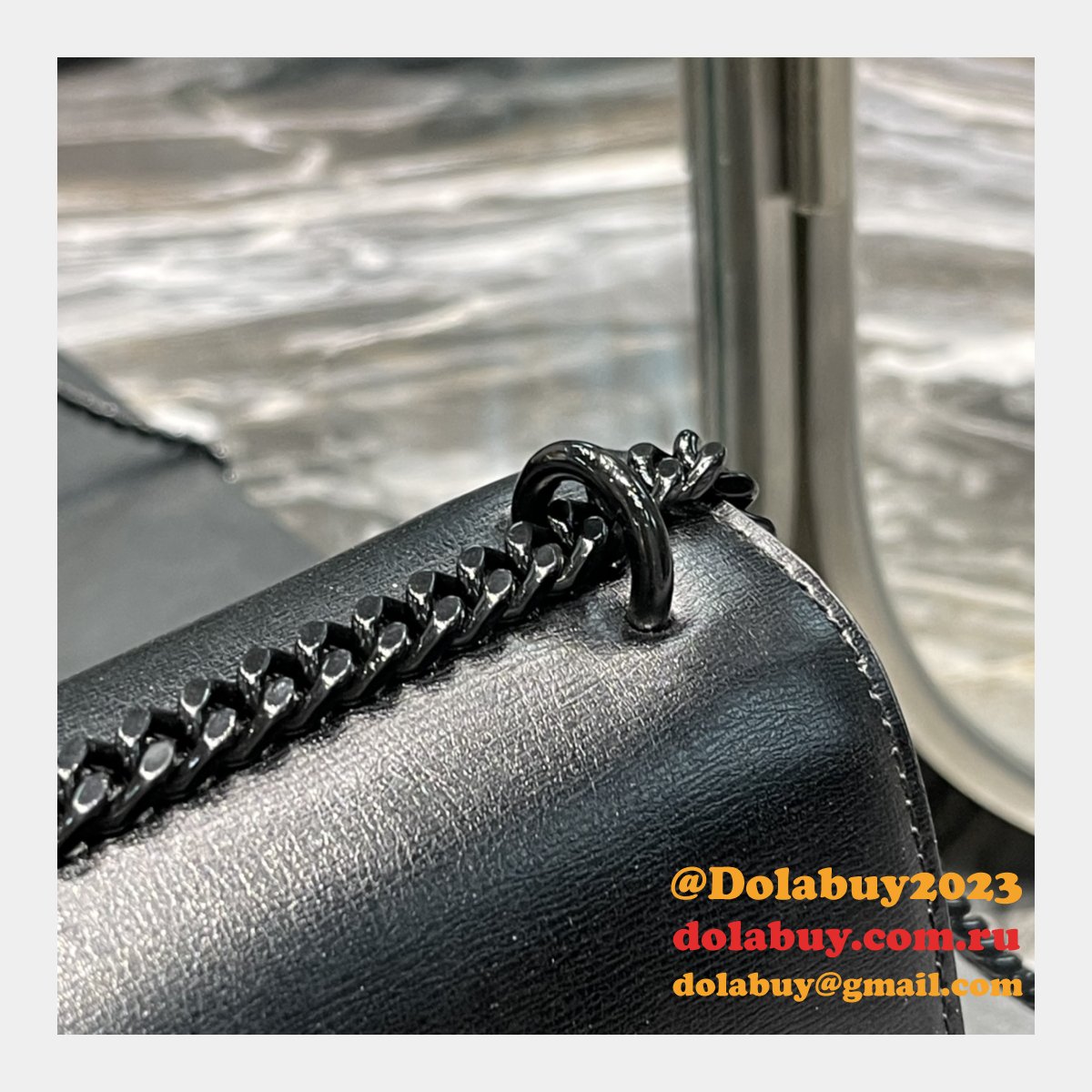 Shop Saint Laurent Sunset Mono Crossbody Bag 22CM 422906