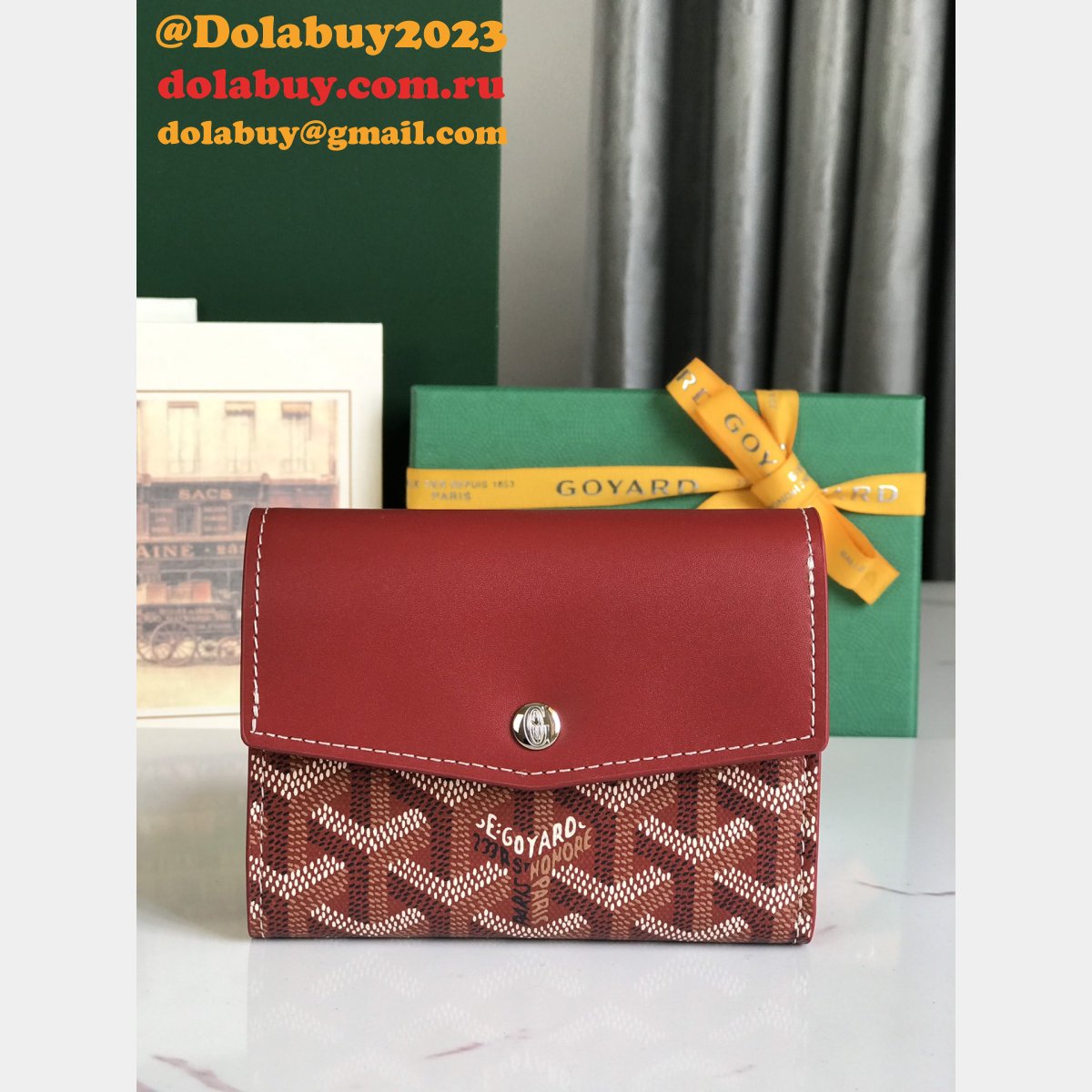 Top Quality Goyardine  Saint-Gabriel wallet