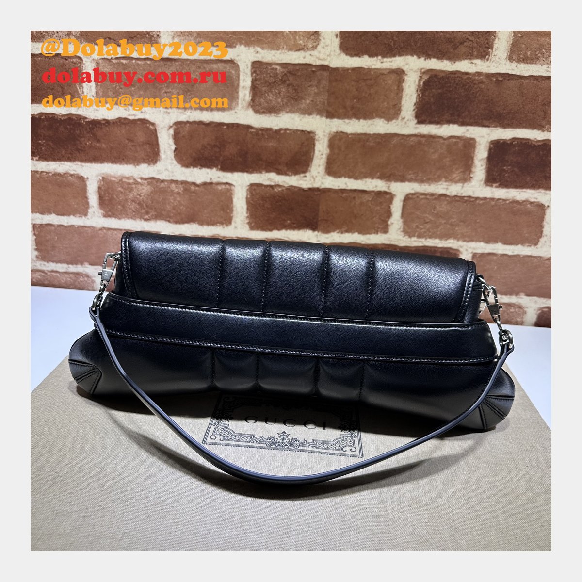 designer G*u*i horsebit inspired chain 764255 shoulder bag