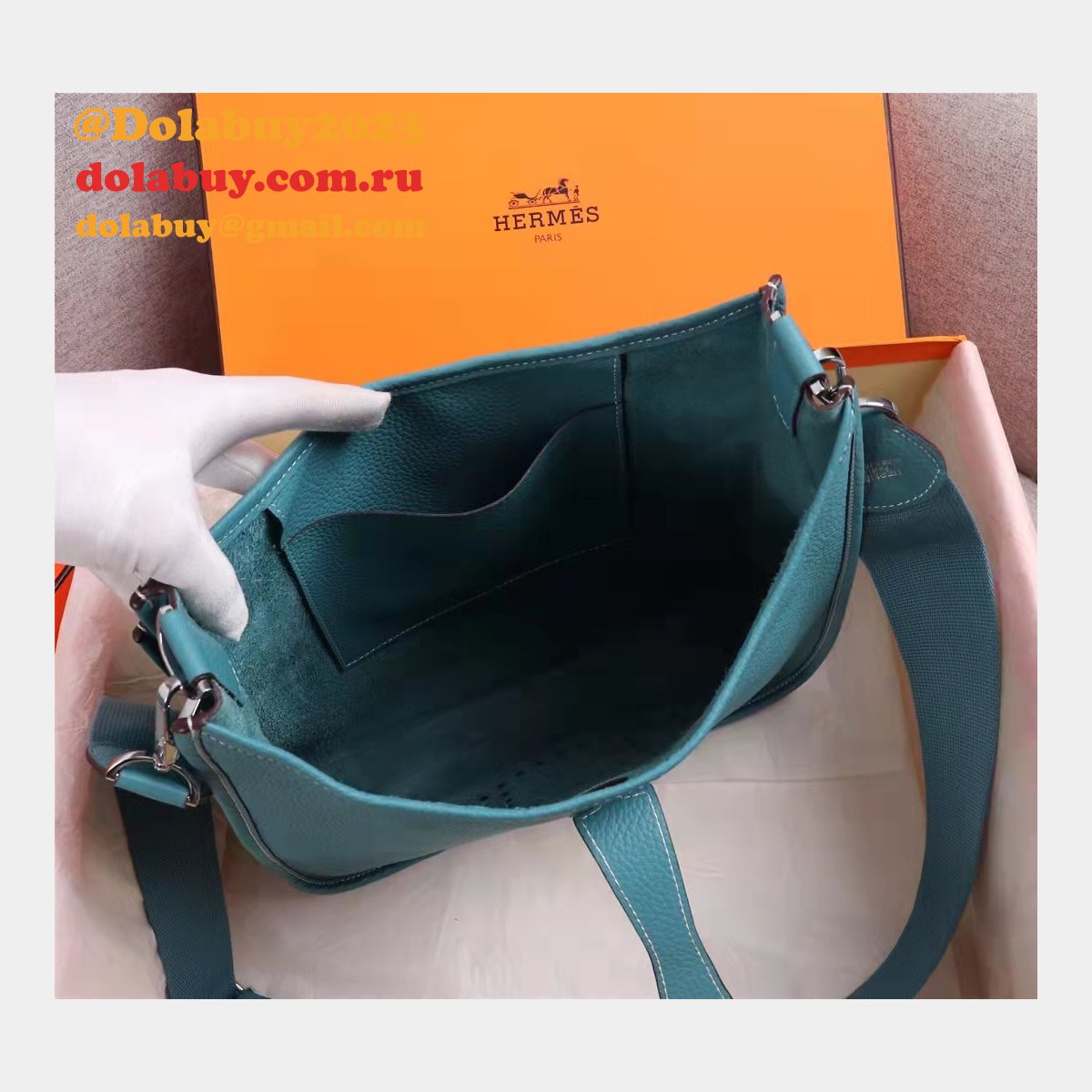 Where to buy High Quality Hermes Evelyne III 28cm Replicas Bag