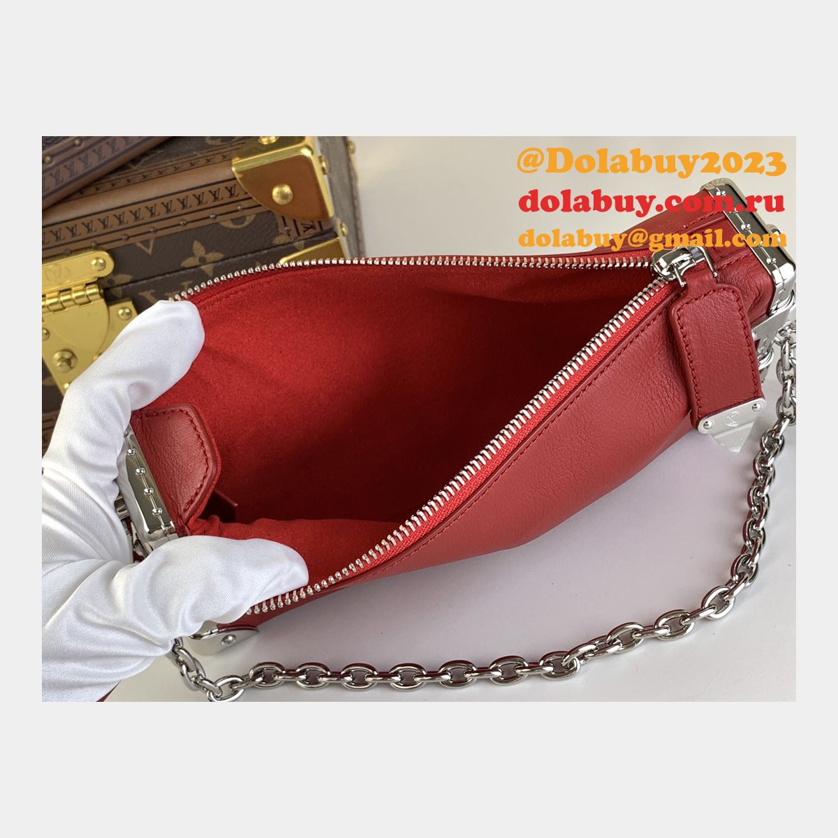 Slim Trunk Perfect Top Quality Louis Vuitton M25445 Knockoff Bag