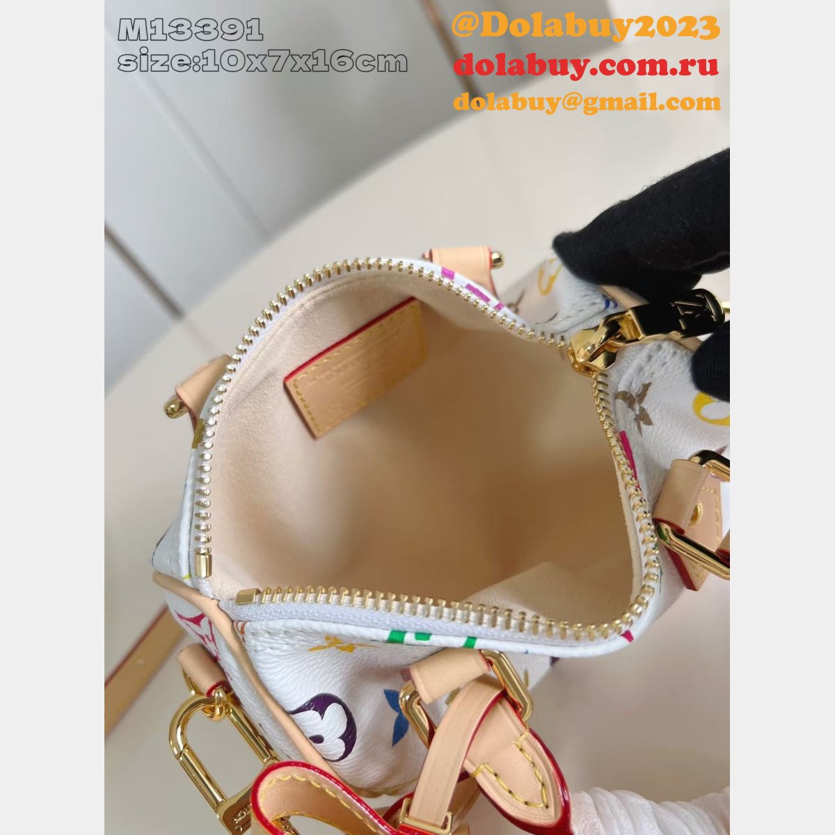 LV x TM Nano Speedy New 2025 M13391 Louis Vuitton Replica Bag
