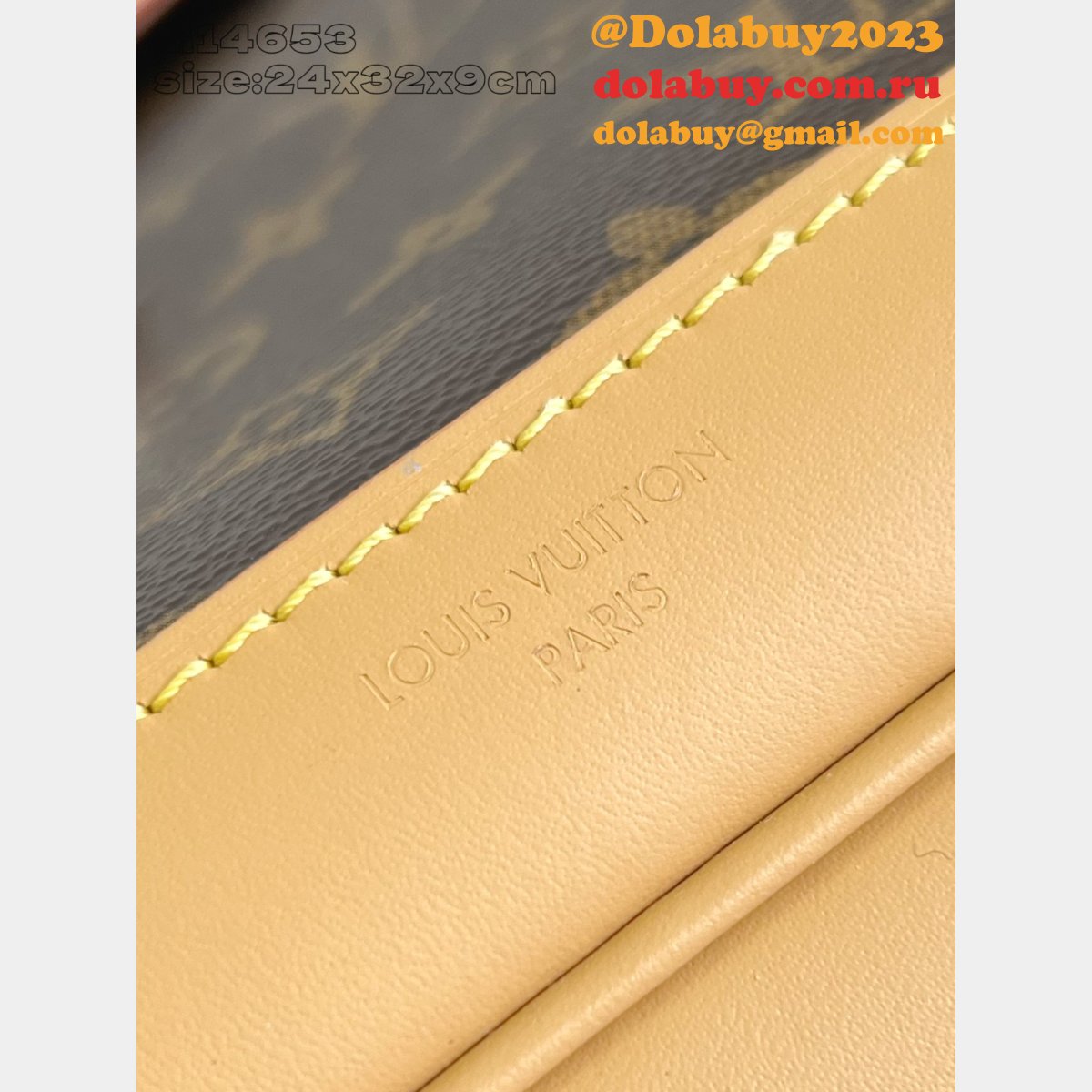 Louis Vuitton High Quality M14653 Backpack Bold Noir Bag