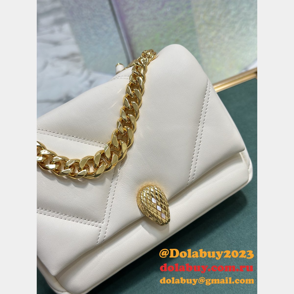 Serpenti Cabochon Bvlgari 291085/291088/291223 Bottega Veneta Fake Bag