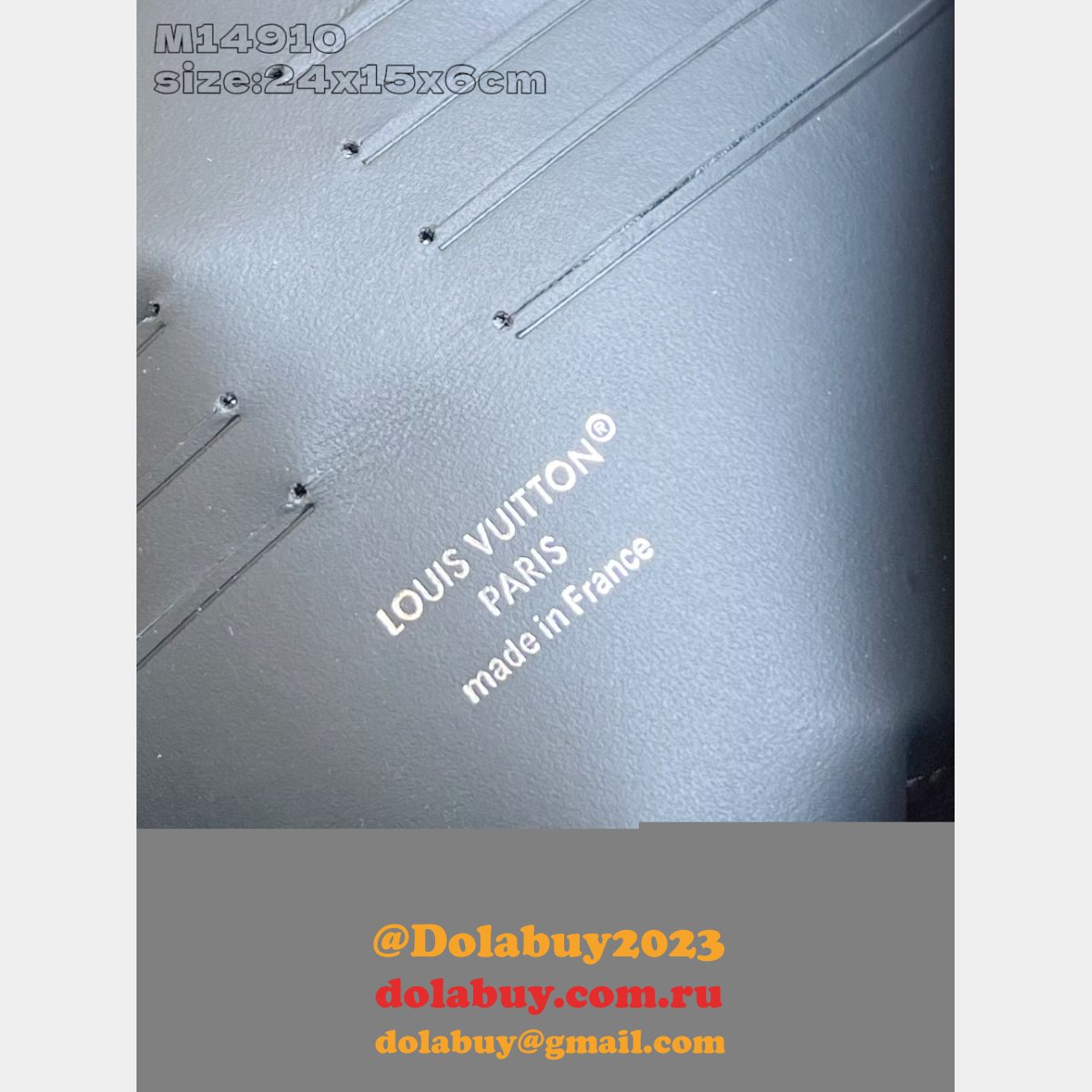 Louis Vuitton Pochette Kasai Pouch M14910 Luxury Monogram Shadow Black