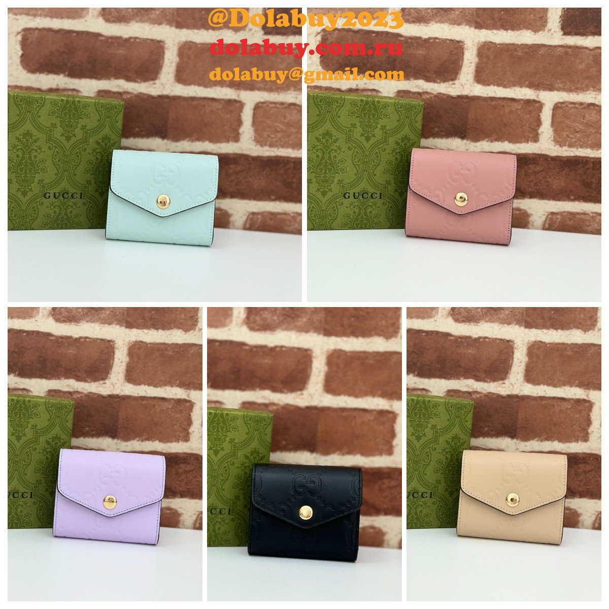 Gucci Knockoff GG Compact High Quality 772793 Wallet