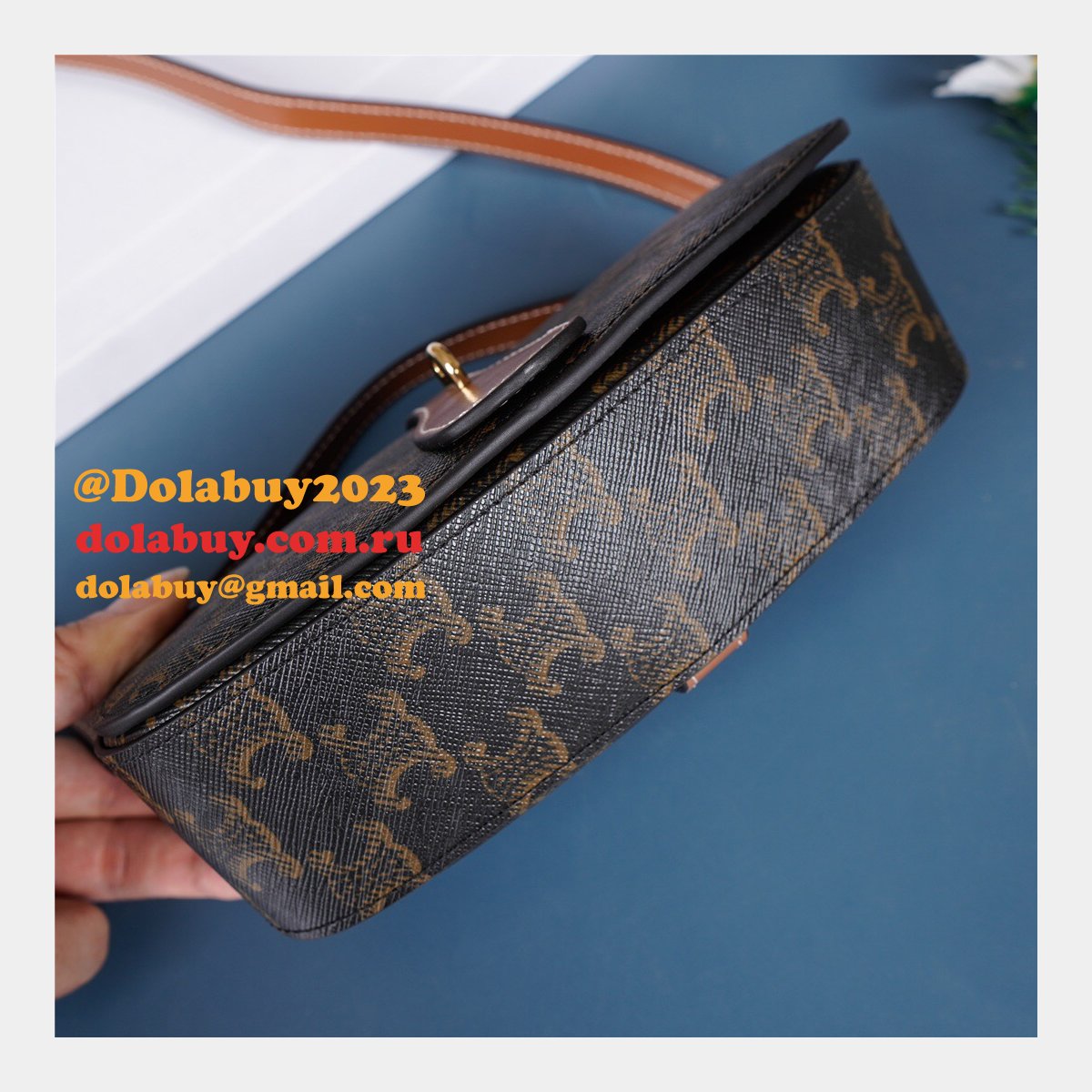 High Quality Céline Mirror Tabou Clutch 10I592 Bag replica handbags