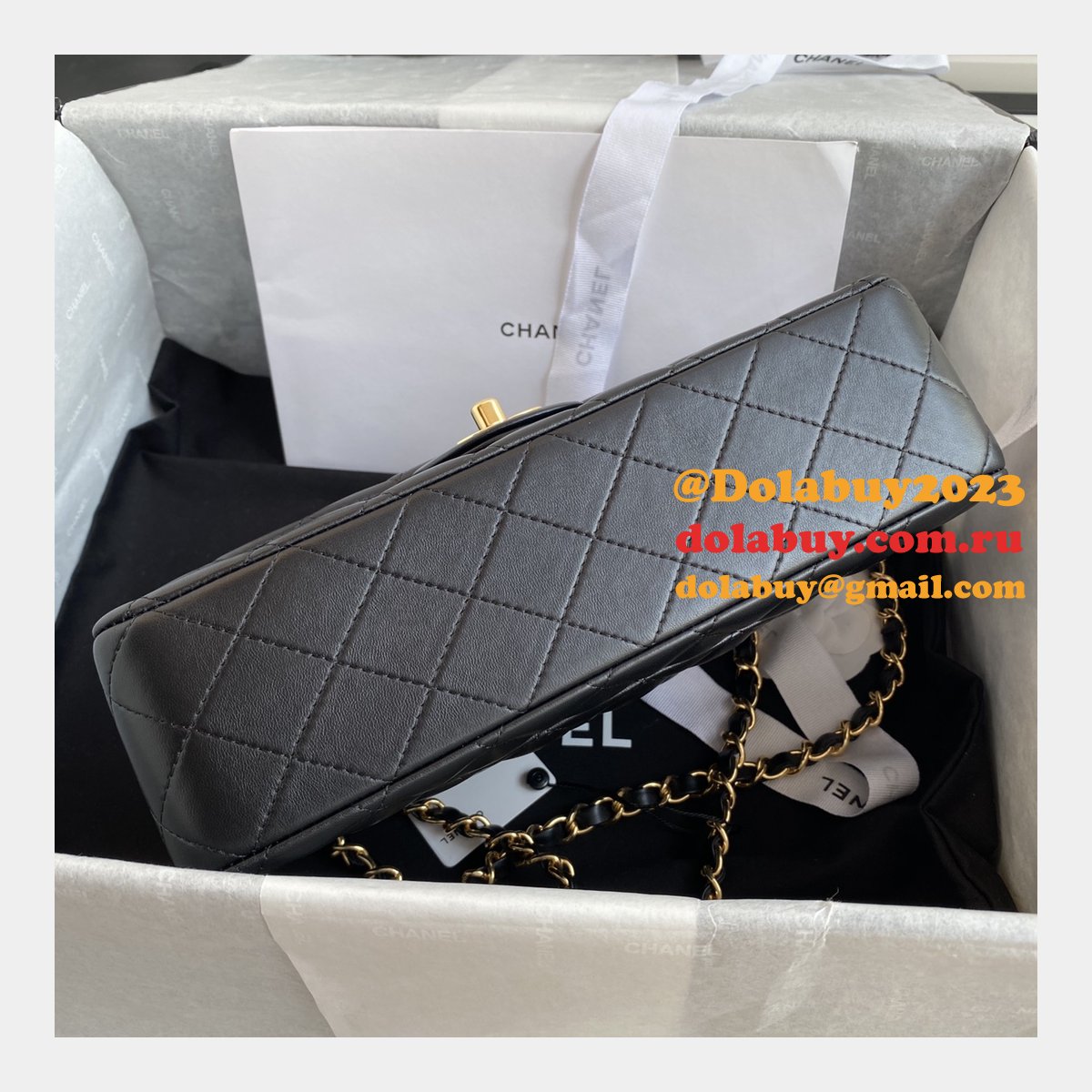 Top Quality CC Lambskin CF1112 25CM Handbags Online