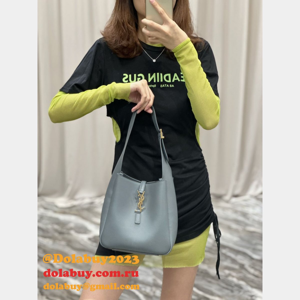 Replica YSL Saint Laurent Le 5 À 7 Soft 713938 Hobo Bag