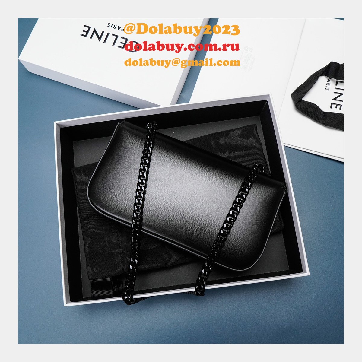 Fake Cheap Replica Celine Triomphe Handbags 21CM