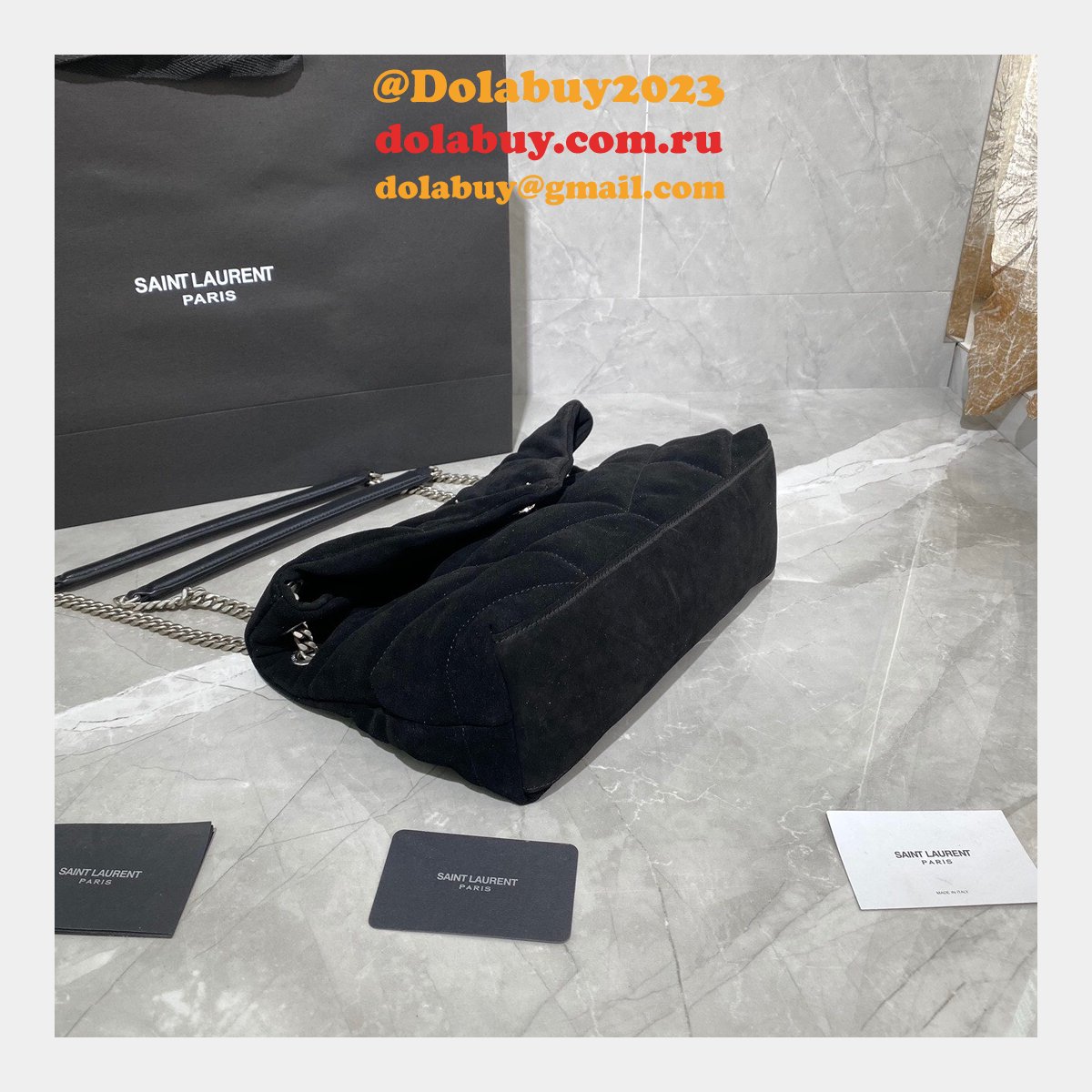 YSL Cheap Loulou Puffer Shoulder Bag 29CM