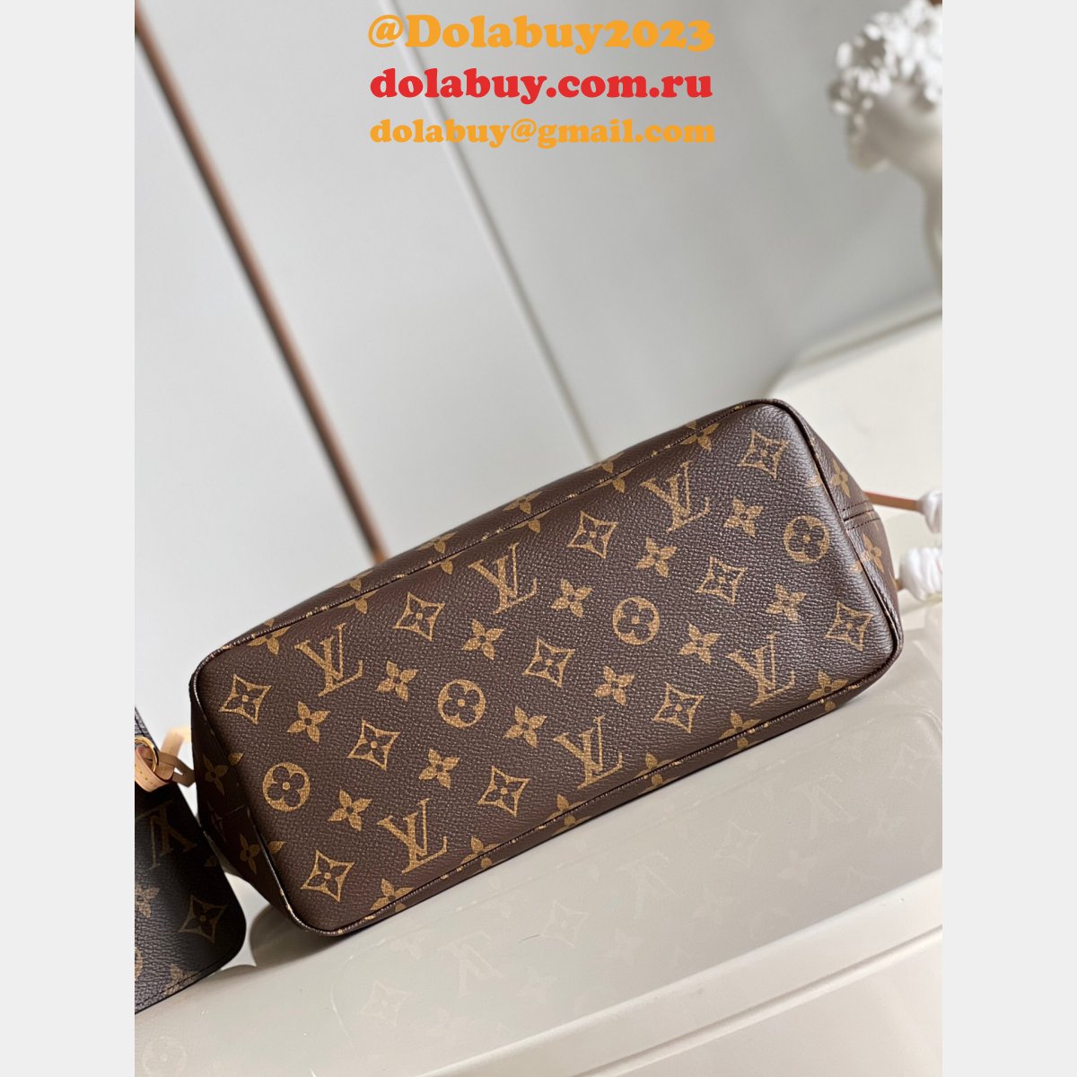 High Quality Louis Vuitton Replica Neverfull Damier/Monogram N41362/M41245  PM Bags 29CM