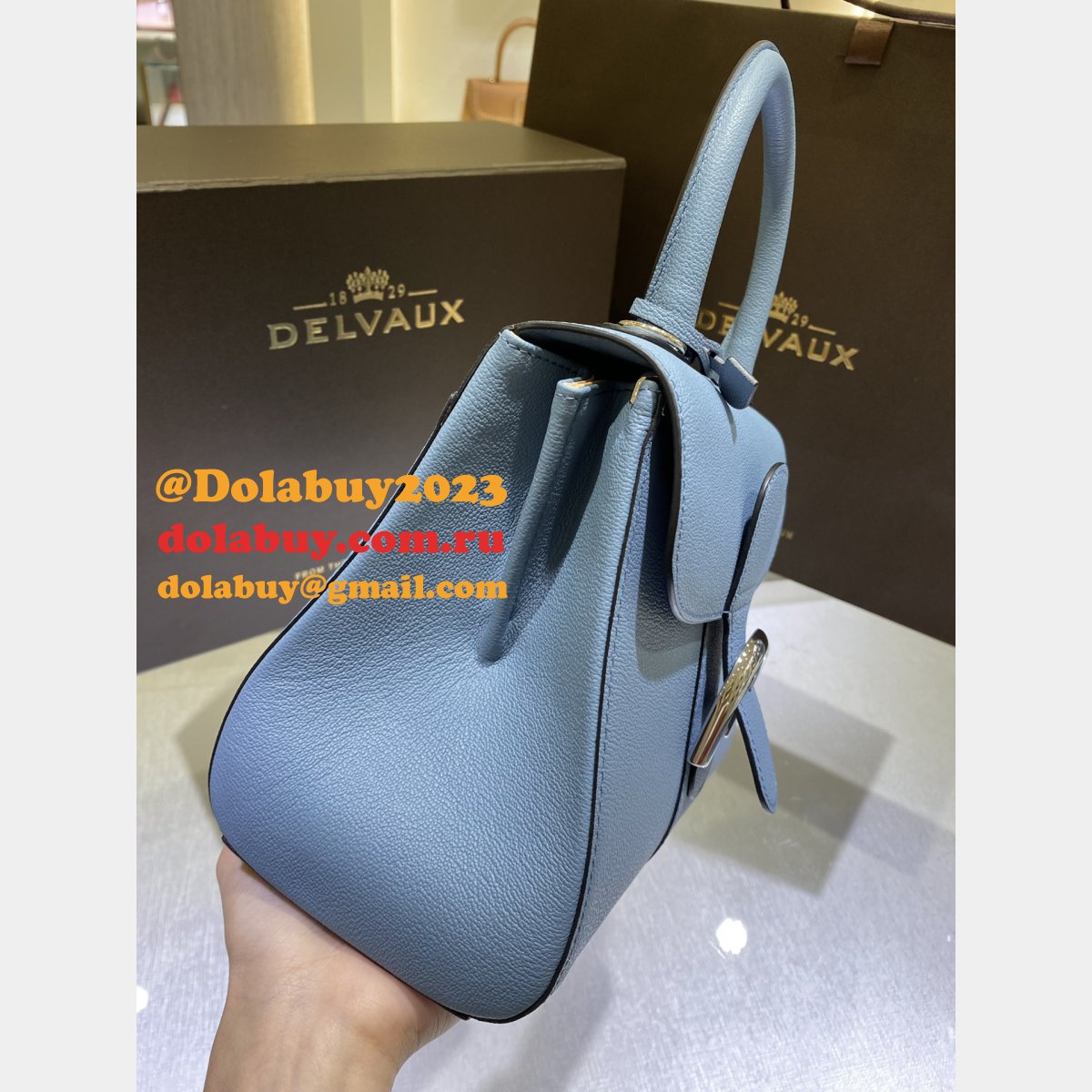 Designer Delvaux Rodéo Brillant 99125066 Calf Knockoff Handbags