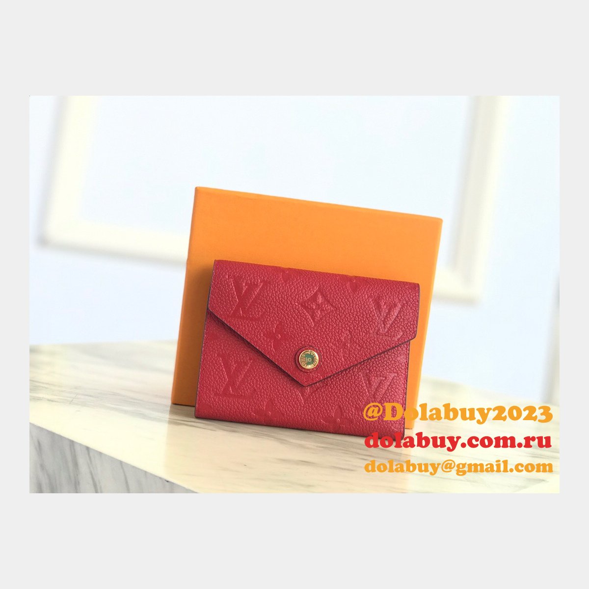 Replica Victorine Wallet Monogram Empreinte Leather M64060