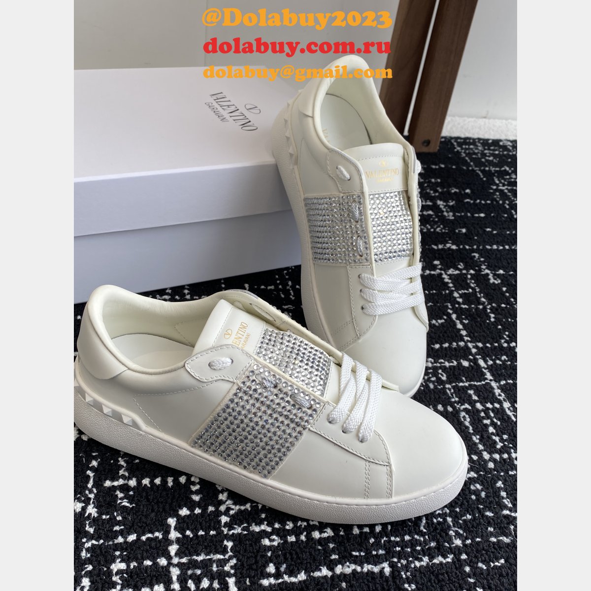 Luxury Top Quality Valentino UNTITLED OPEN SNEAKER