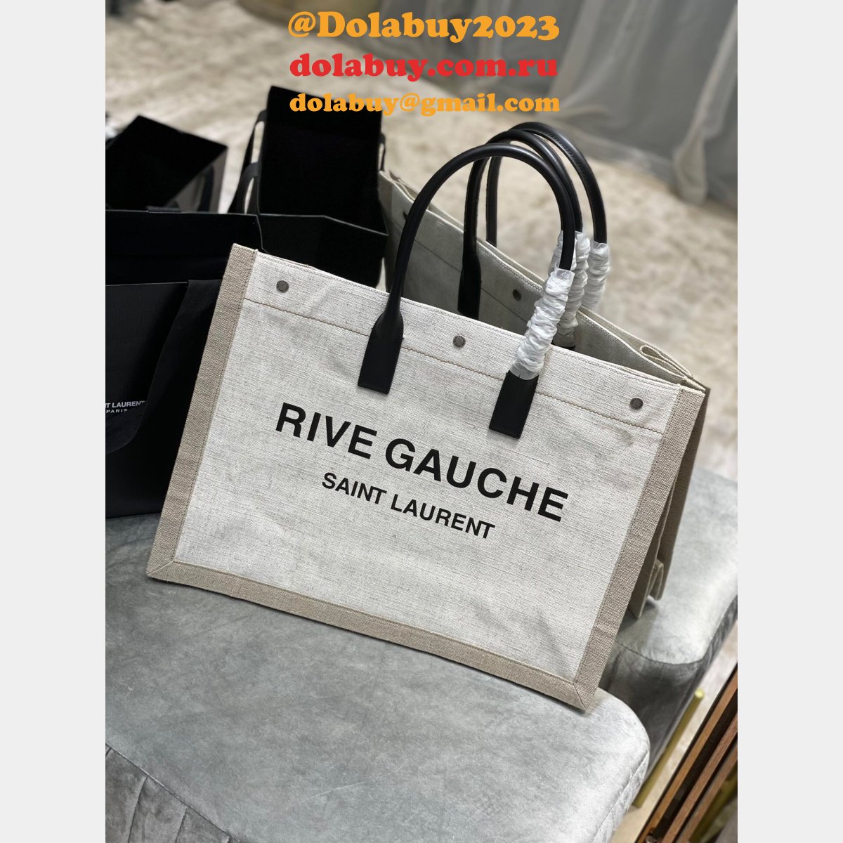 Wholesale Saint Laurent Rive Gauche Tote Fake 509415 Bag