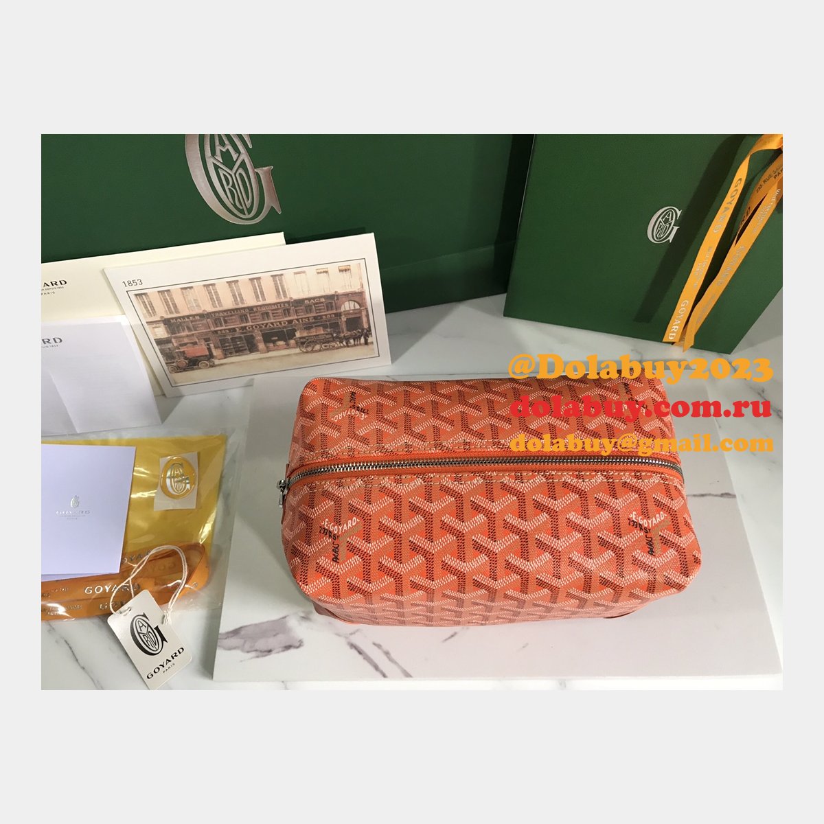 Goyard Top Luggage Boeing NBA Love 020215 Replica Bag