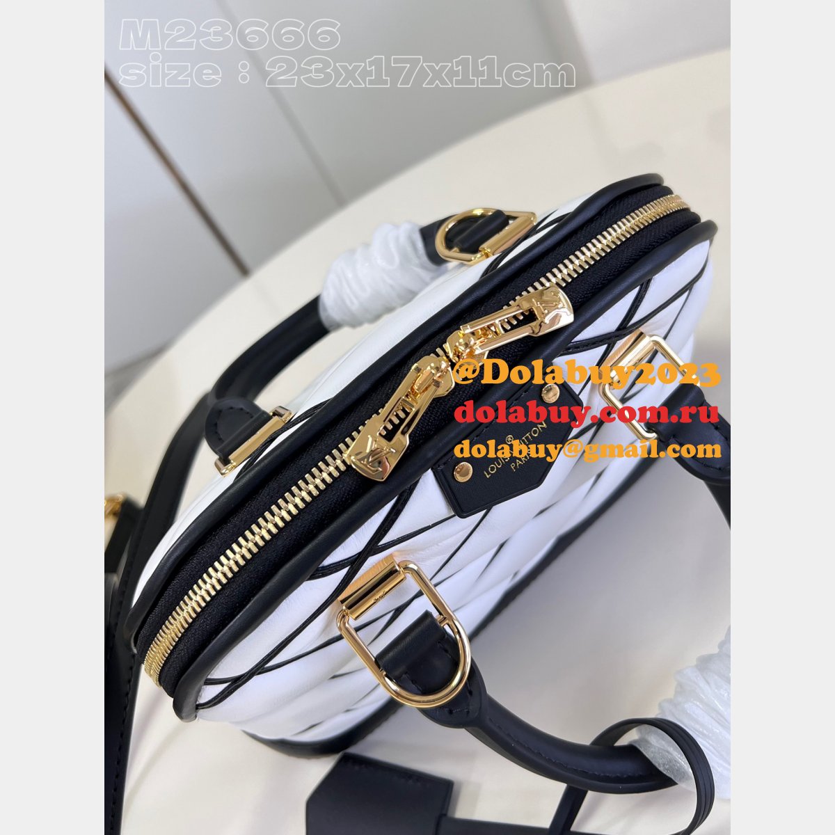 Alma Louis Vuitton Replica Bags Malletage M23666 Best
