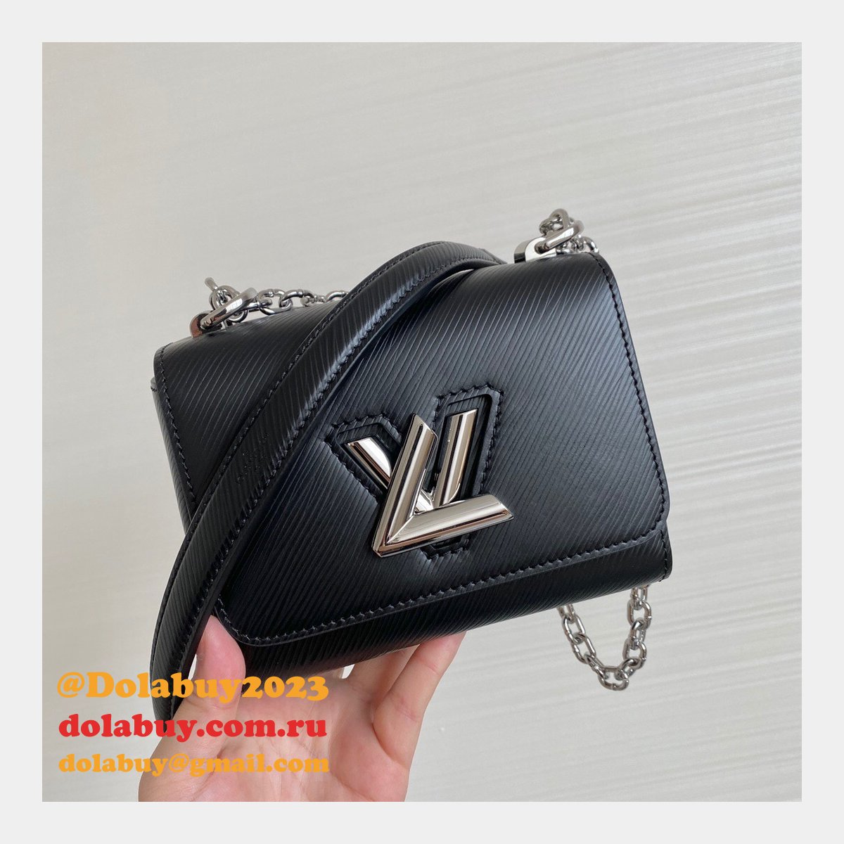 Replica Louis Vuitton Twist MM Epi Leather 16cm 4 Colours