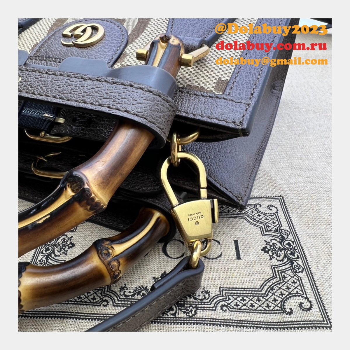 best high quality G*u*i 655661 fake diana tote handbags