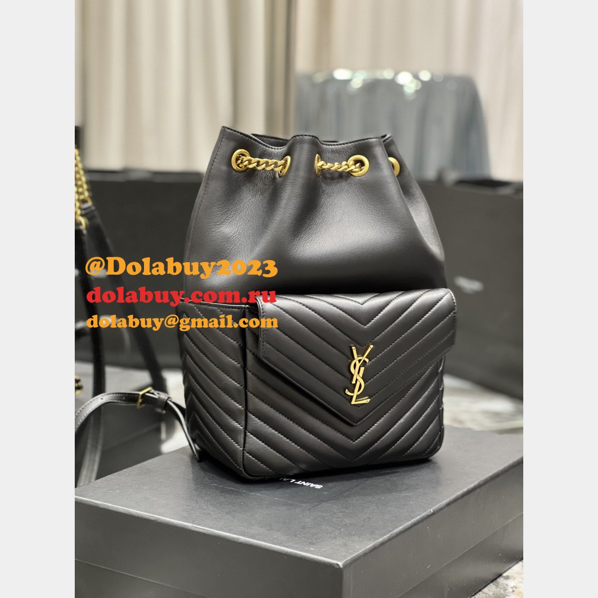 Yves Saint Laurent Replicas Backpacks 672609 AAA Handbag