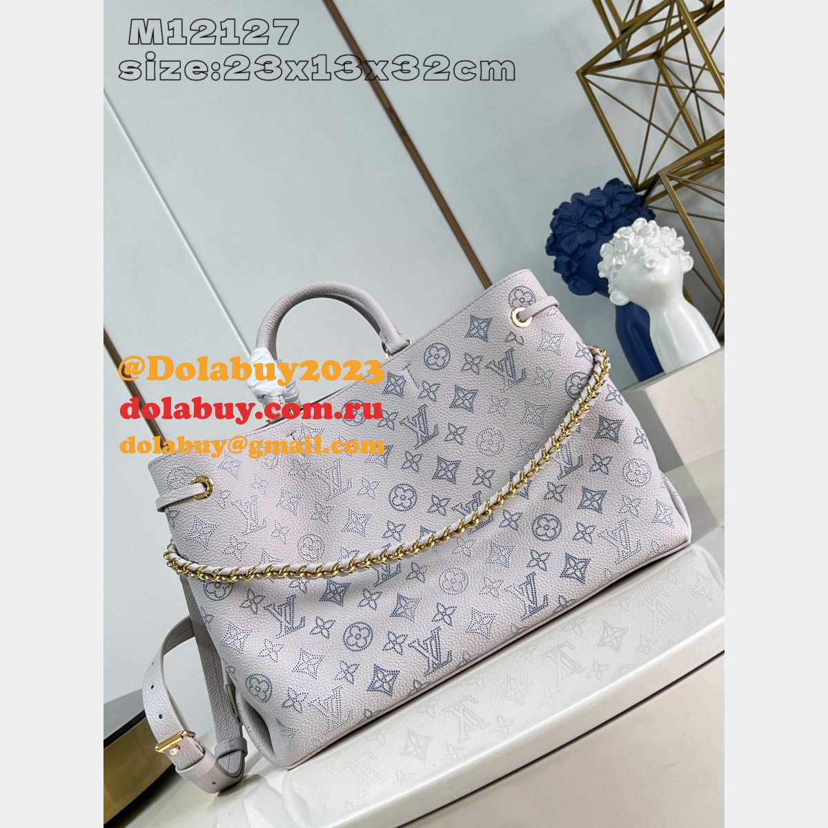 Louis Vuitton Knockoff Bella Tote Mahina 7 Star M12127 Bag