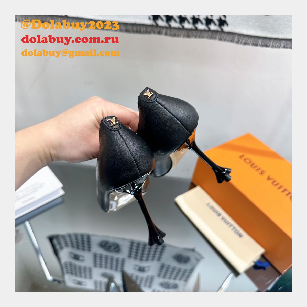 Shoes Pointed Toe High Heel Pumps Replica Louis Vuitton